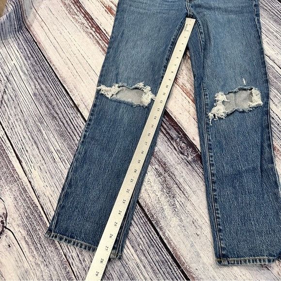 Pacsun NWT Pacsun Curve Straight Distressed Jeans Size 26" / US 2 / IT 38 - 13 Thumbnail