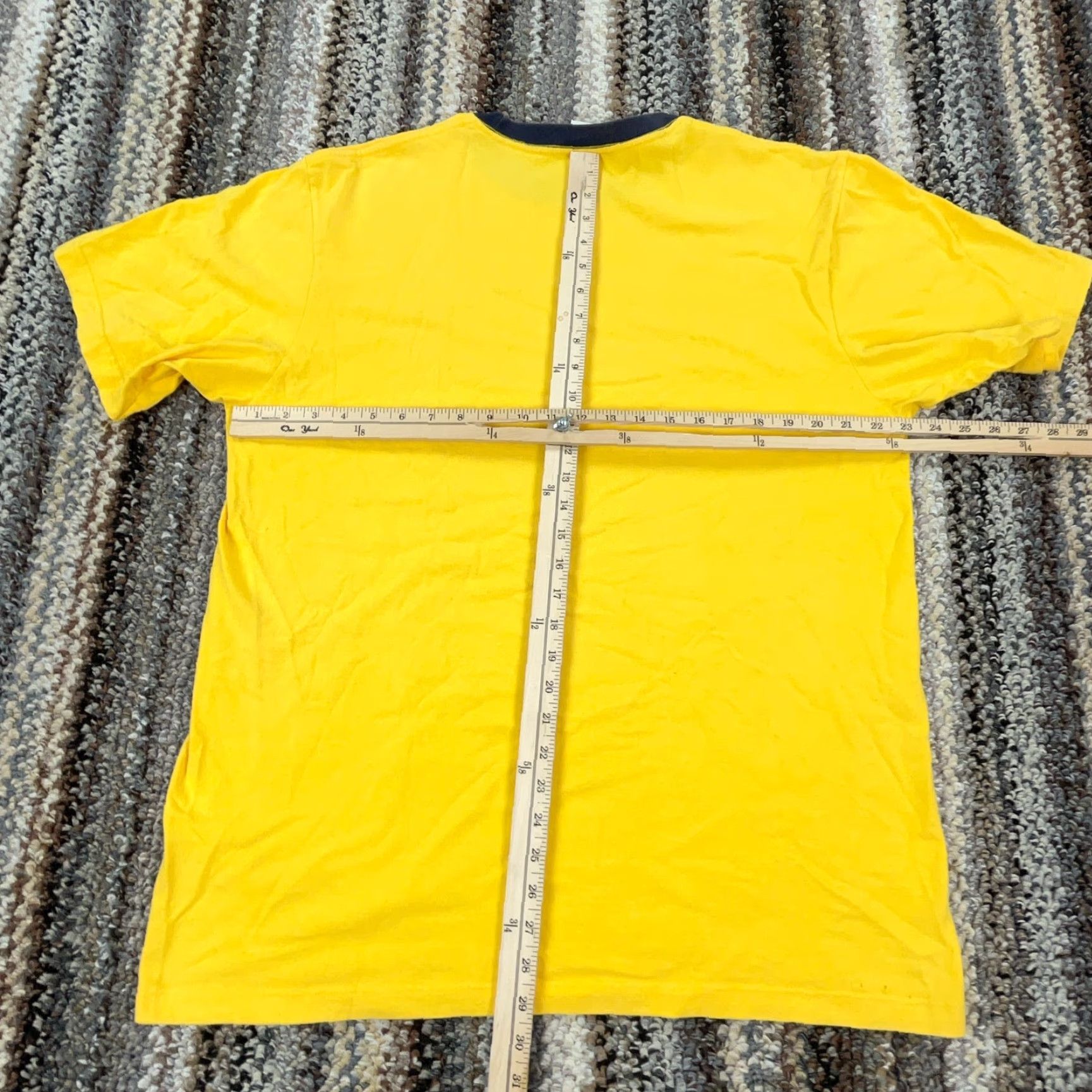 Chaps VINTAGE Chaps Shirt Men XL Yellow Blue Tee Spell Out Y2K Adult T * Size US XL / EU 56 / 4 - 7 Thumbnail