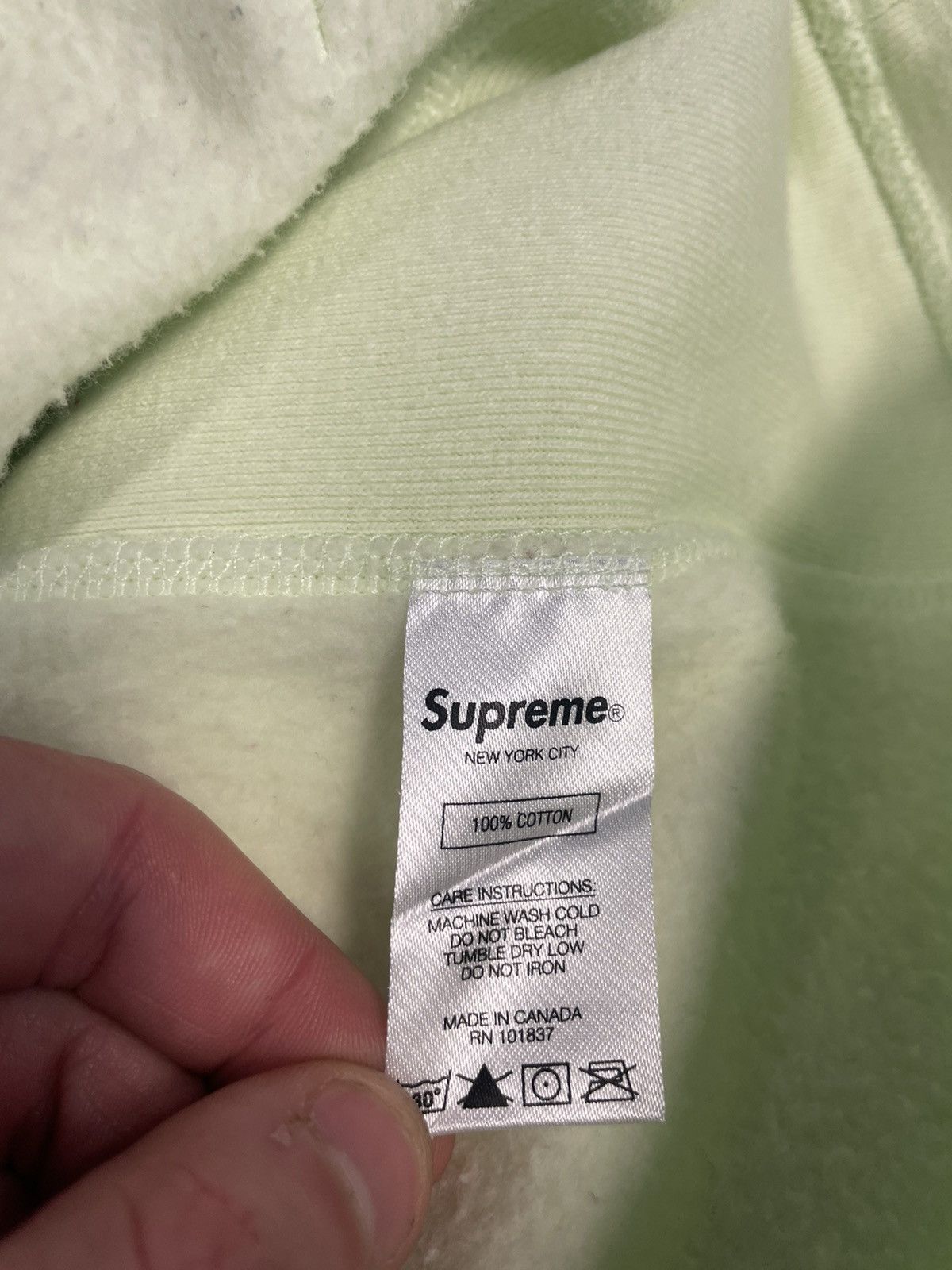 Supreme Supreme Box Logo Lime (2017) Size US XL / EU 56 / 4 - 6 Thumbnail