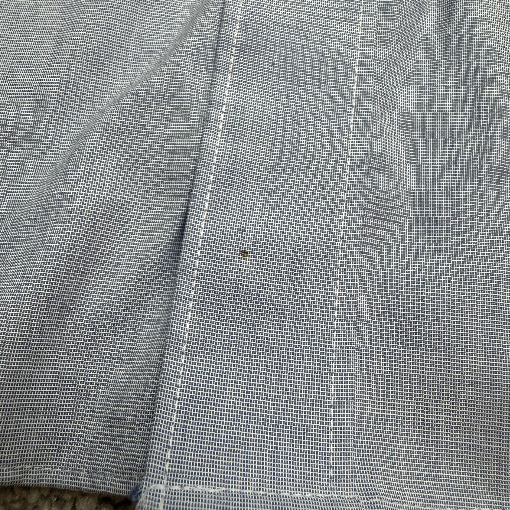 J.Crew J.Crew Slim Fit Dress Shirt Mens S Light Blue Monogram Cotton Classic Work Shirt Size 36R - 7 Thumbnail