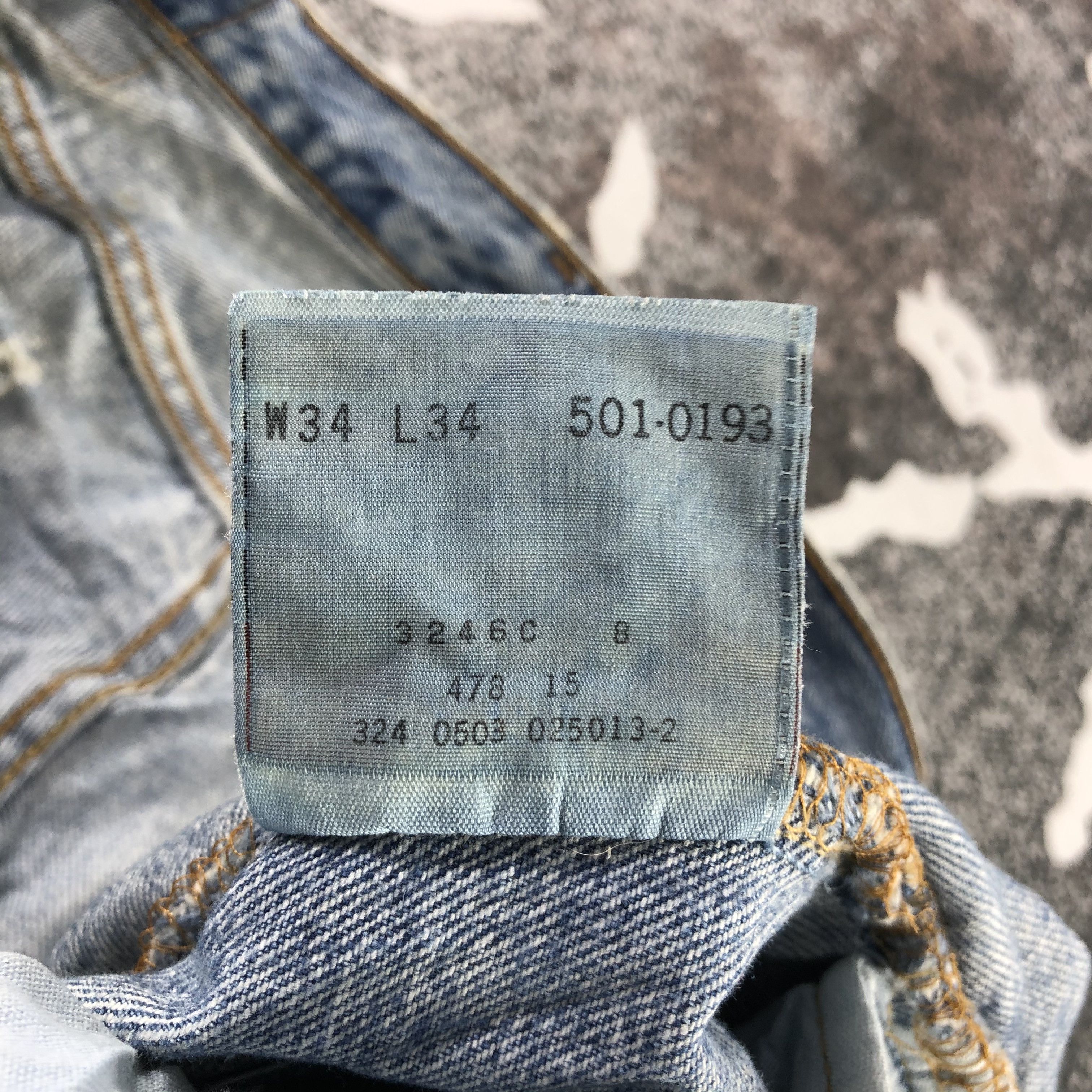 Levi's Vintage Levis 501 Jeans Dirty Wash Denim Kj1412 Size US 34 / EU 50 - 18 Thumbnail