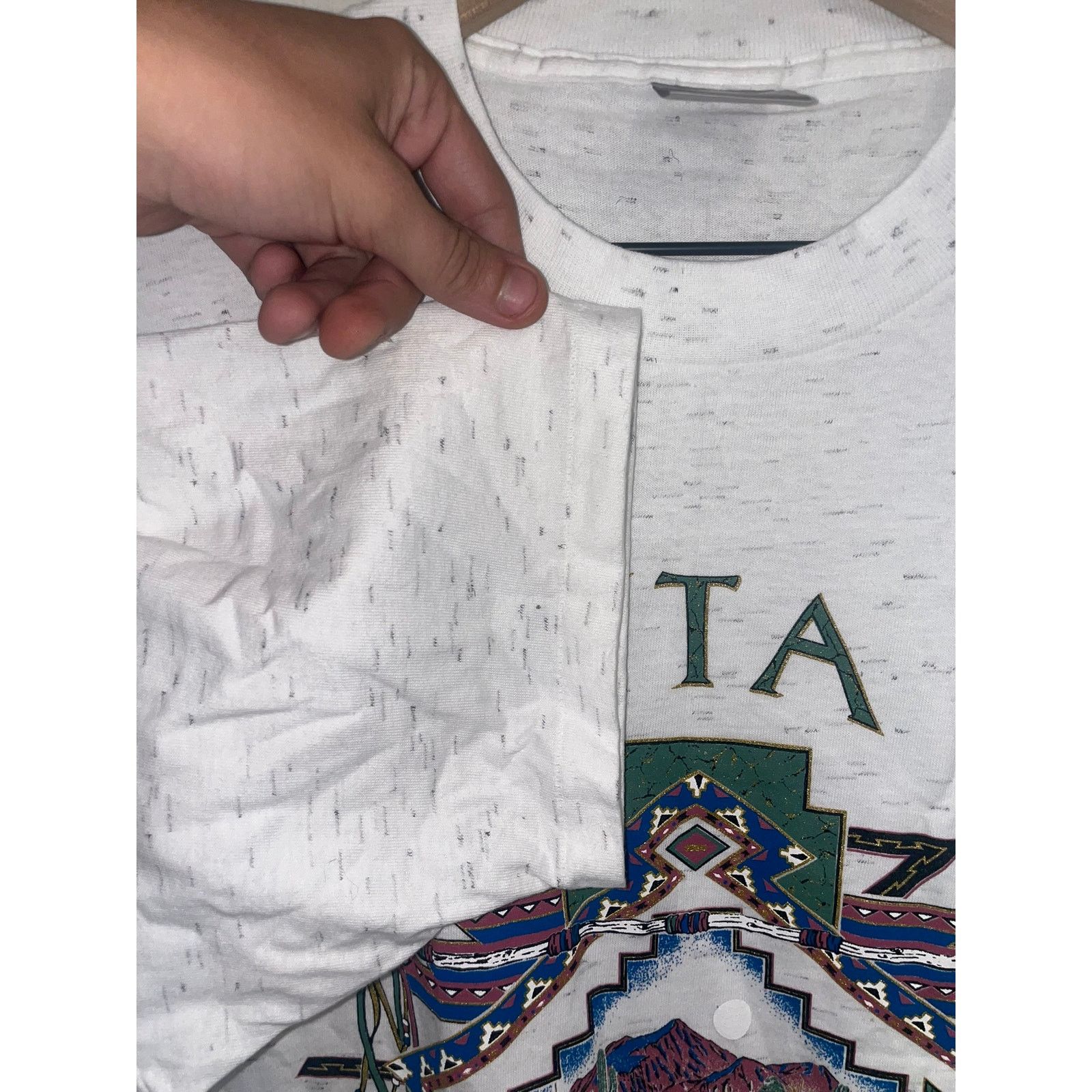 Vintage Vintage Santa Fe New Mexico Nature White Speckled Shirt Size US L / EU 52-54 / 3 - 6 Thumbnail