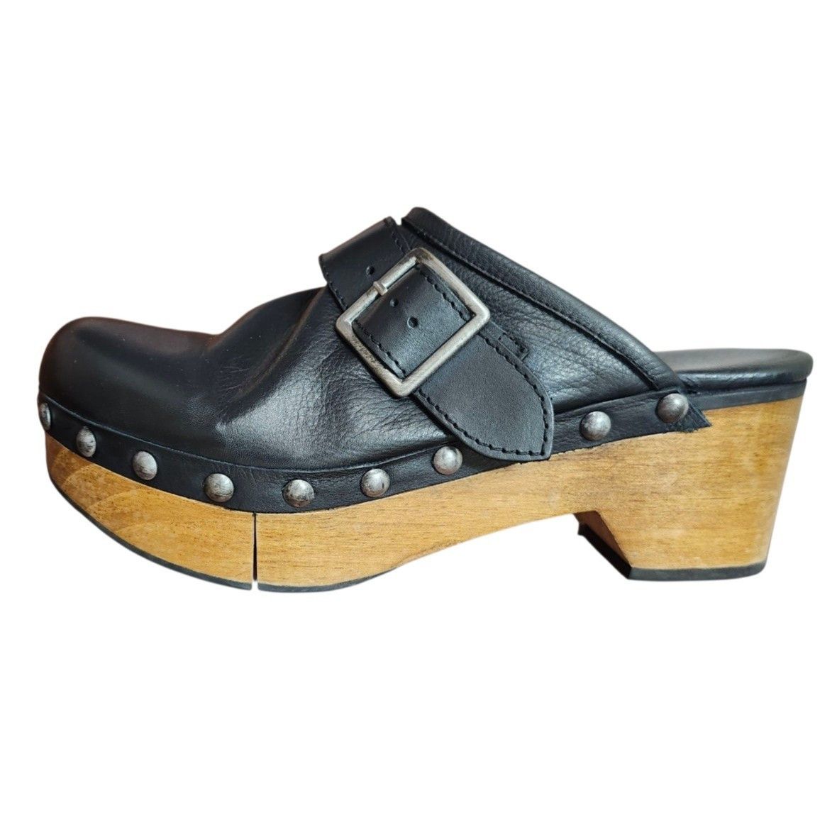 Free People Free People Culver City Clog Black Leather Studs EU 40 US 10 Size US 10 / IT 40 - 5 Thumbnail