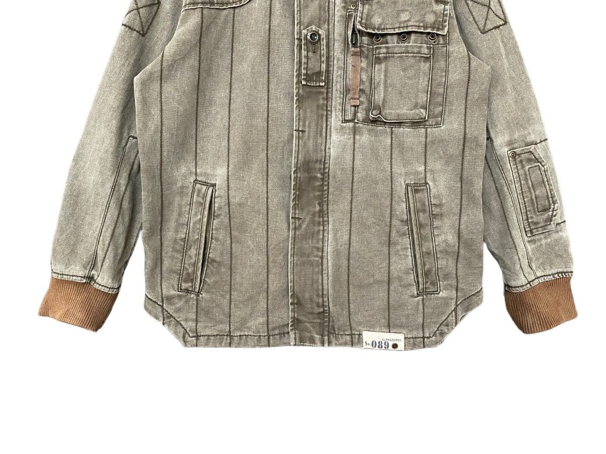Vintage Vintage Brand Alphasophy Avant Garde Military Jacket 2000s Size US M / EU 48-50 / 2 - 5 Thumbnail