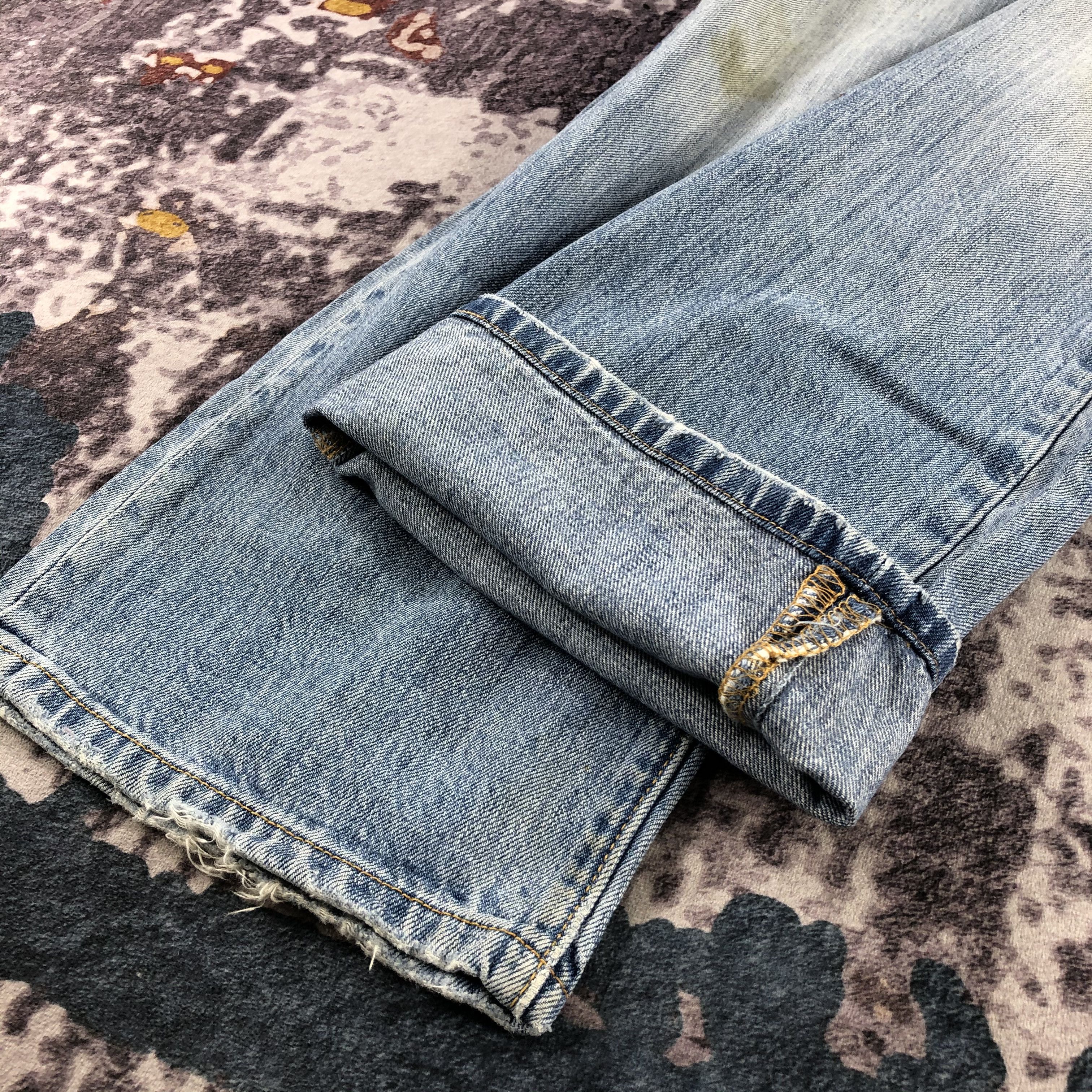 Levi's Vintage Blue Wash Levis 501 Jeans-JM2915 Size US 34 / EU 50 - 7 Thumbnail