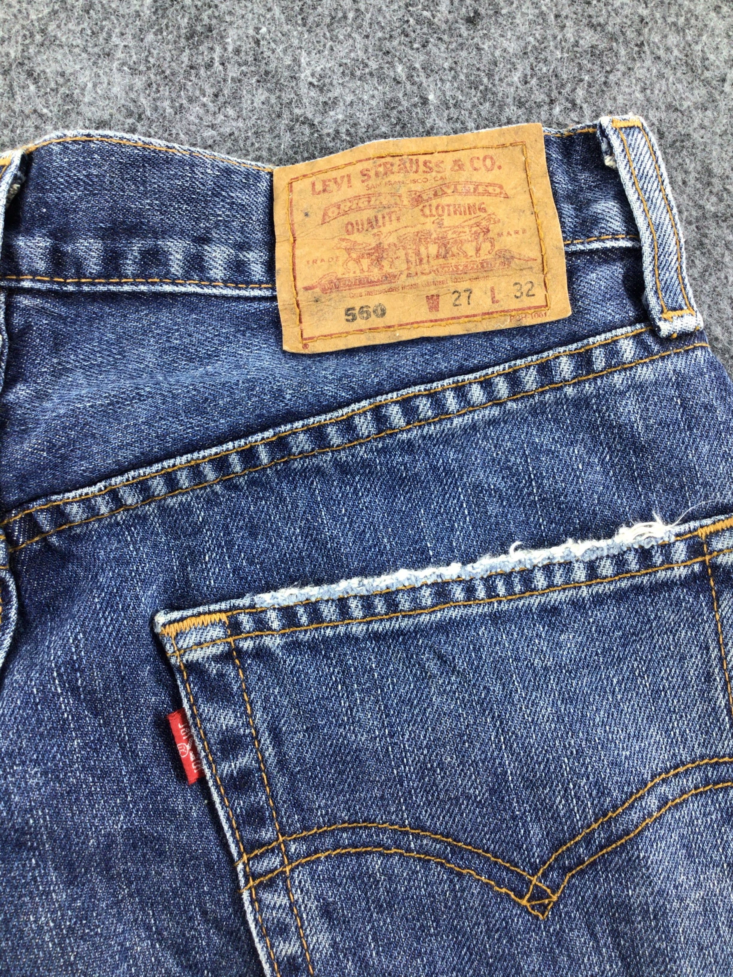 Levi's Vintage Levis 560 Jeans-J655 Size US 27 - 5 Thumbnail