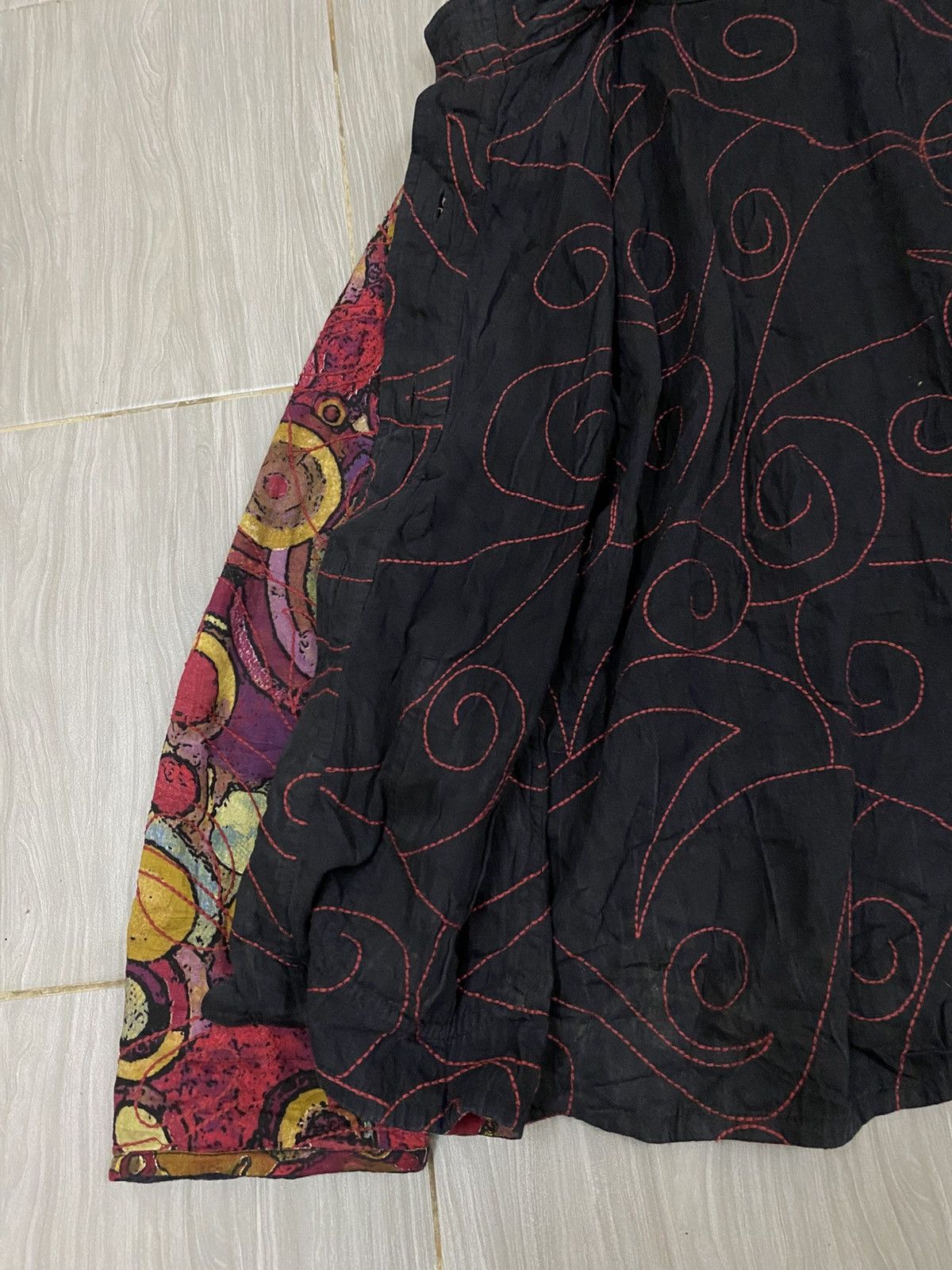 Other Vintage Abstract Art Pattern Jacket – Bold Multicolour Size M / US 6-8 / IT 42-44 - 7 Thumbnail