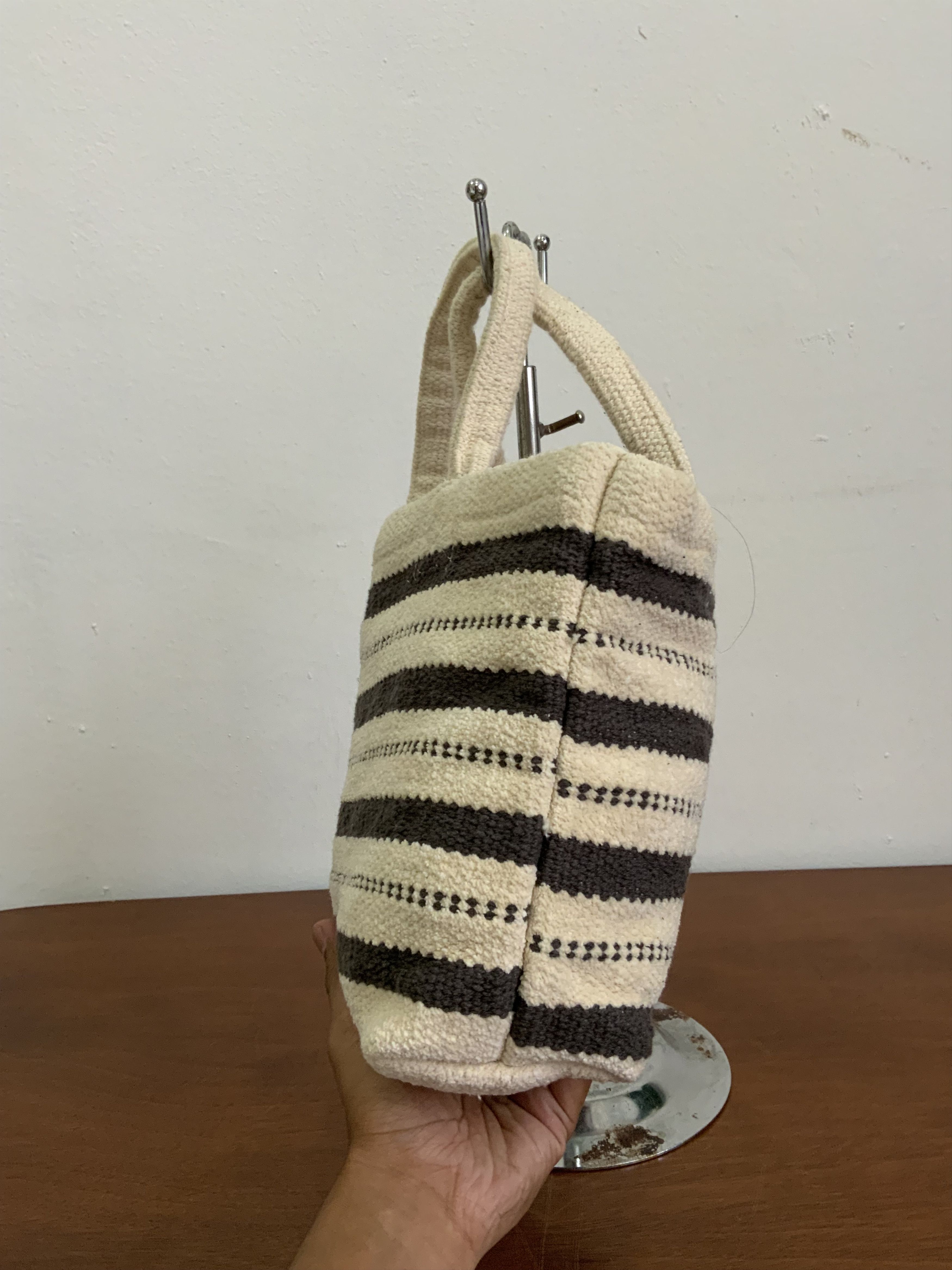 Japanese Brand The Striped Line Native Mini Tote Bag Size ONE SIZE - 4 Thumbnail