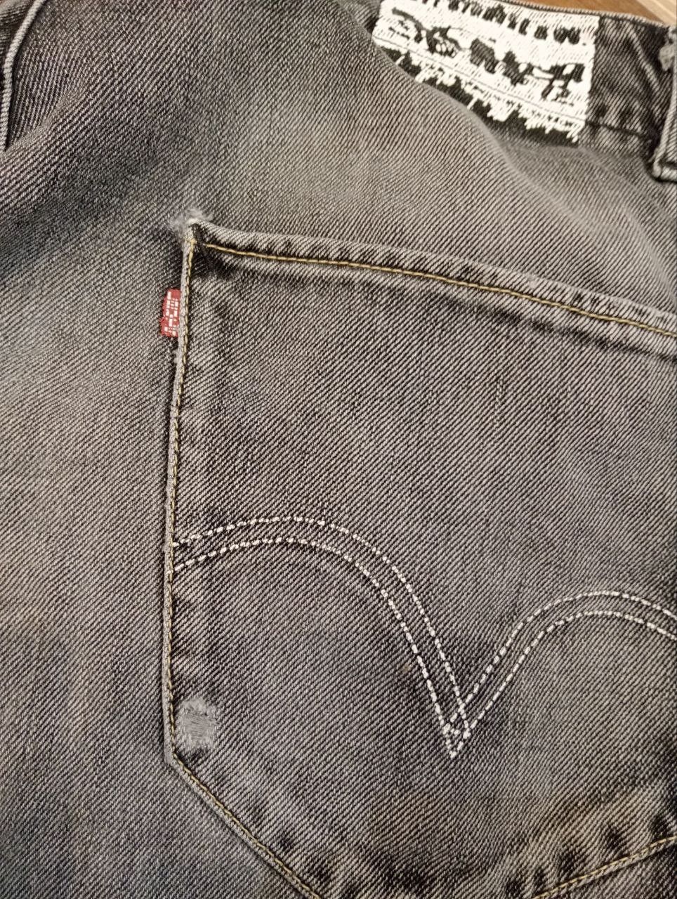 Levi's LEVI'S ENGINEERED DISTRESSED JEANS - SIZE 34 BLACK Size US 34 / EU 50 - 13 Thumbnail