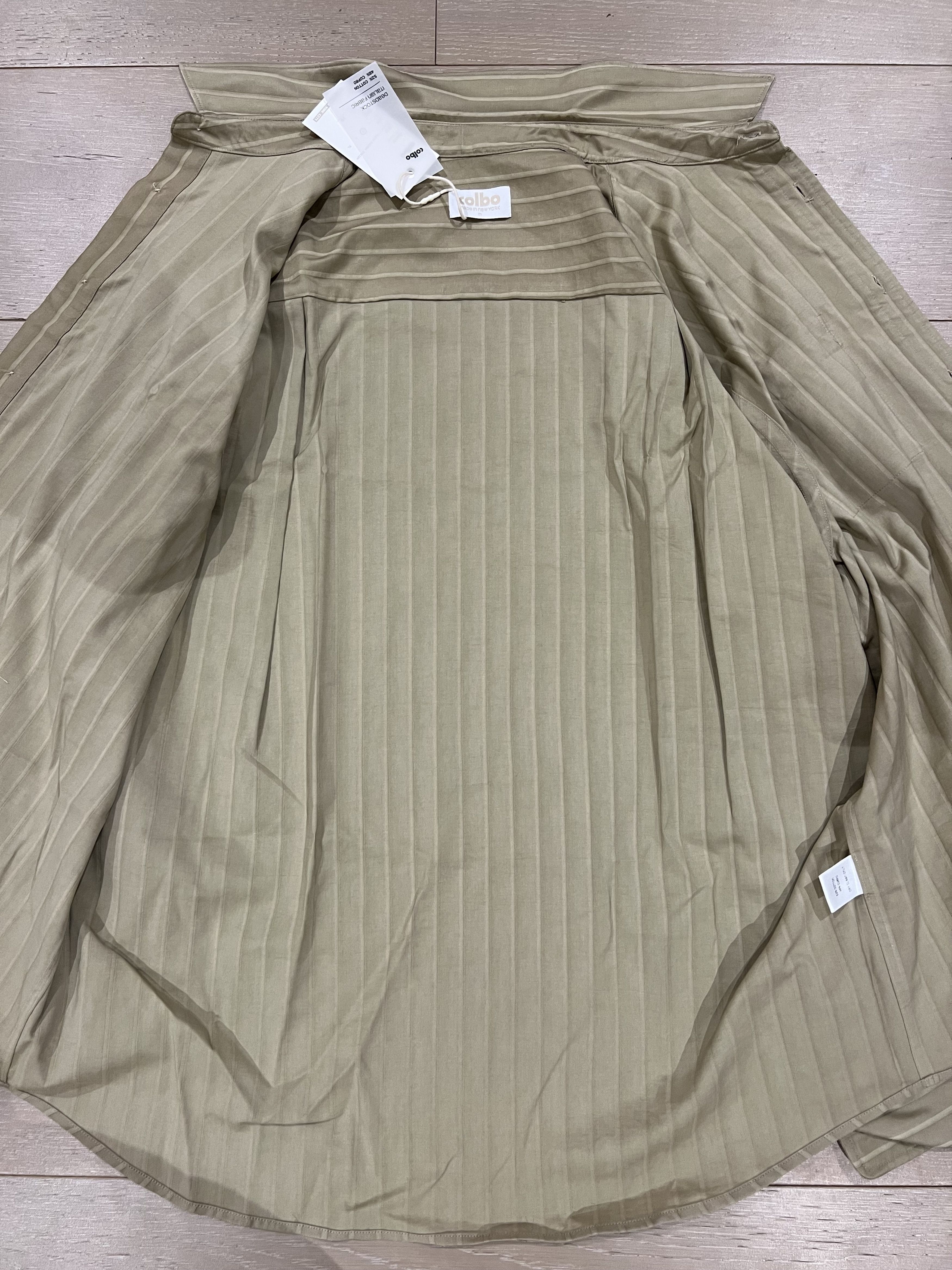 Colbo 💚 1/19 Colbo NYC TK Shirt Sheen Golden Stripe Medium NEW Size US M / EU 48-50 / 2 - 13 Thumbnail