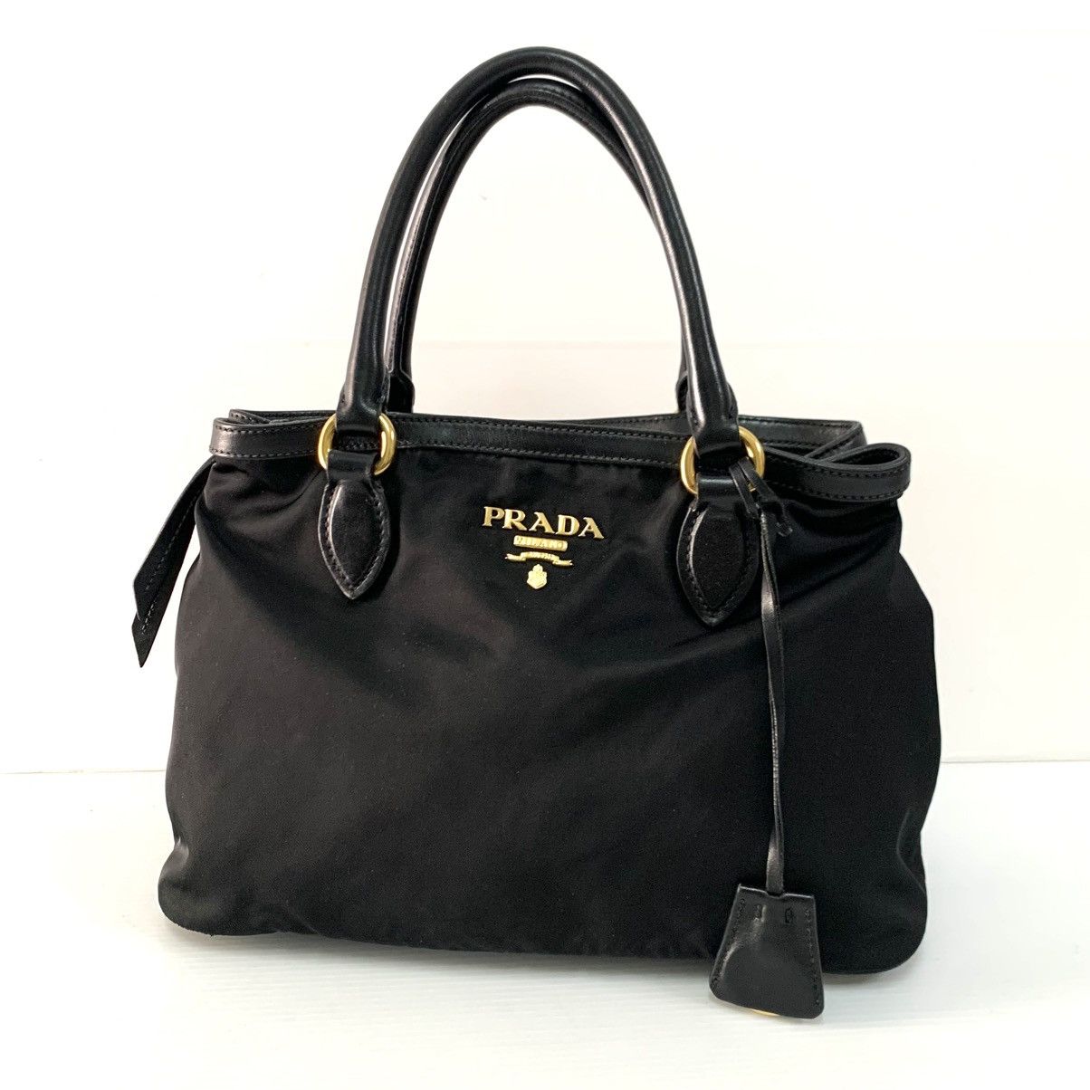 Prada Black Nylon Shoulder Bag