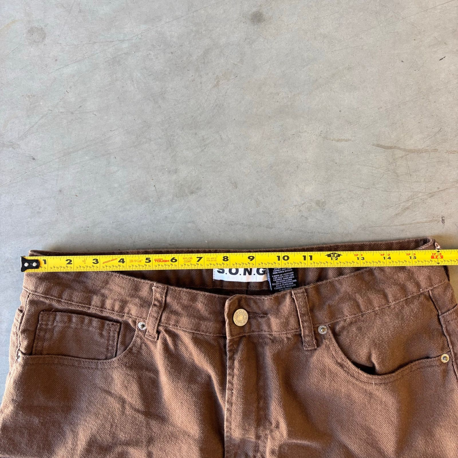Vintage Vintage Brown Earthtone Baggy Utility Cargo Pants Size US 28 / EU 44 - 2 Thumbnail