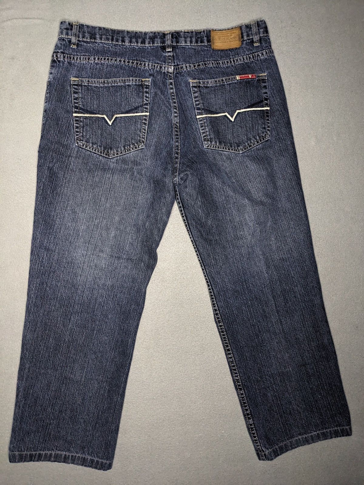 Guess VTG Guess Jeans Cropped Denim Wide Baggy Mens 34x26 Y2K USA Size US 34 / EU 50 - 9 Thumbnail