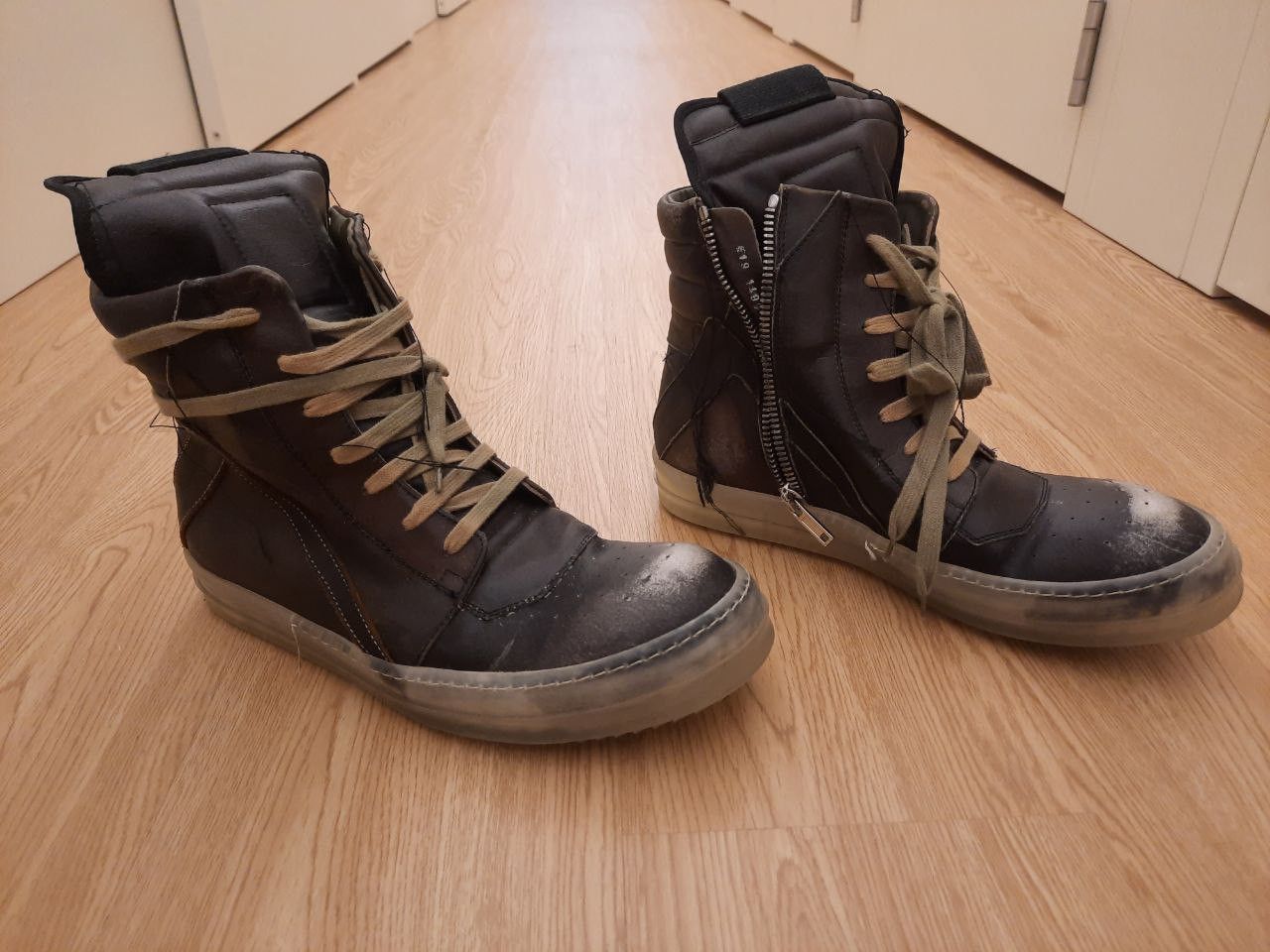Rick Owens SS19 Blue Jay Babel Geobasket Size US 10 / EU 43 - 4 Thumbnail