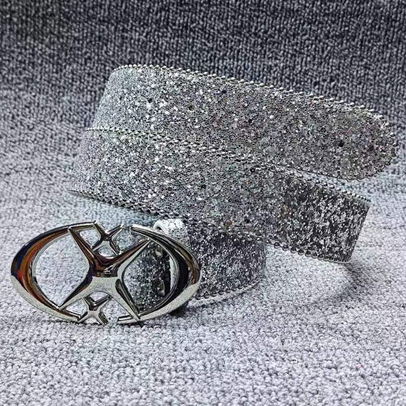 Designer Crazy Vintage Belt Riveted Belts Menswear Accessories Size ONE SIZE - 3 Thumbnail