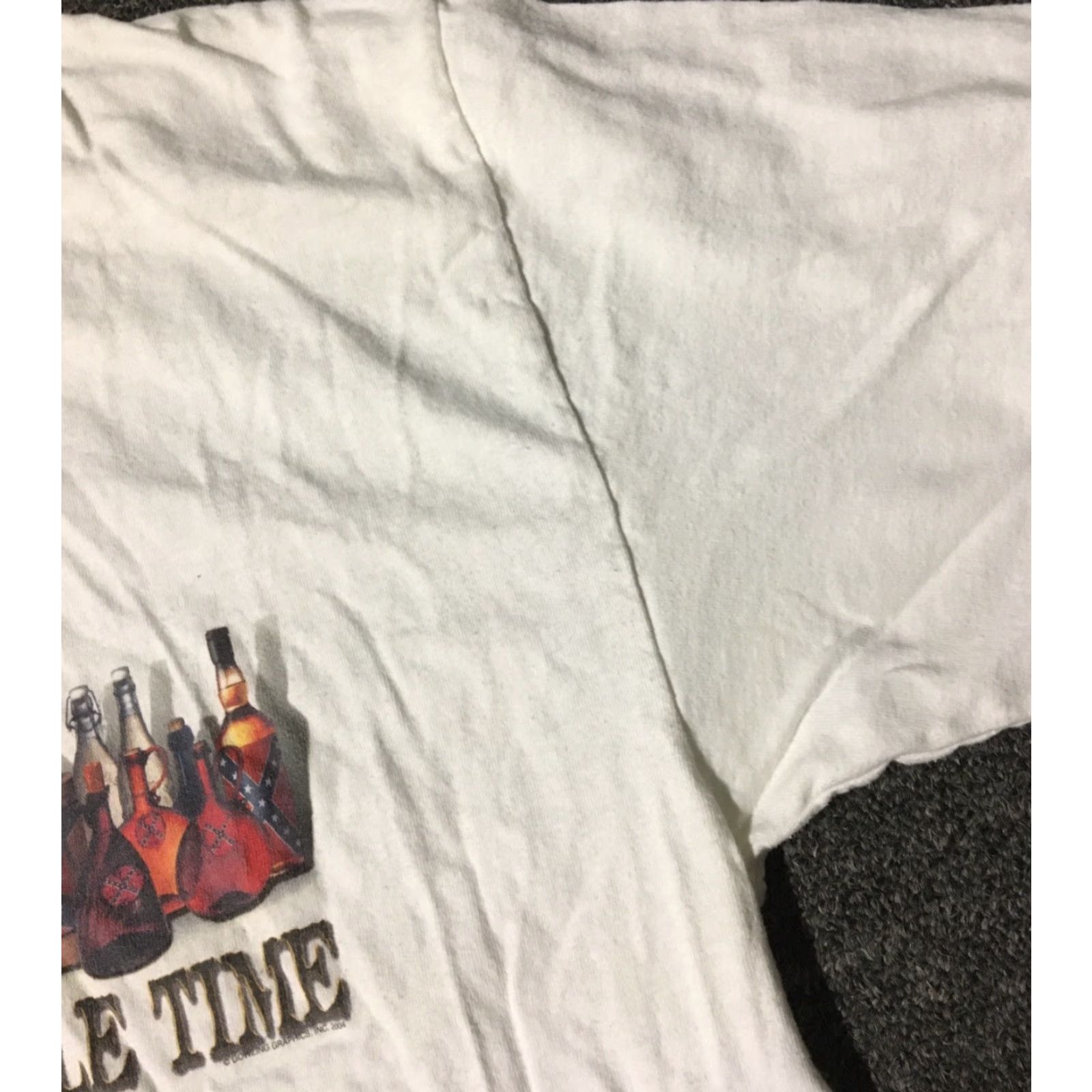 Hanes VINTAGE Moonshine So Much Shine So Little Time Shirt XL White USA Beer Whiskey Hanes Shirt Mens XS? Size US XL / EU 56 / 4 - 3 Thumbnail