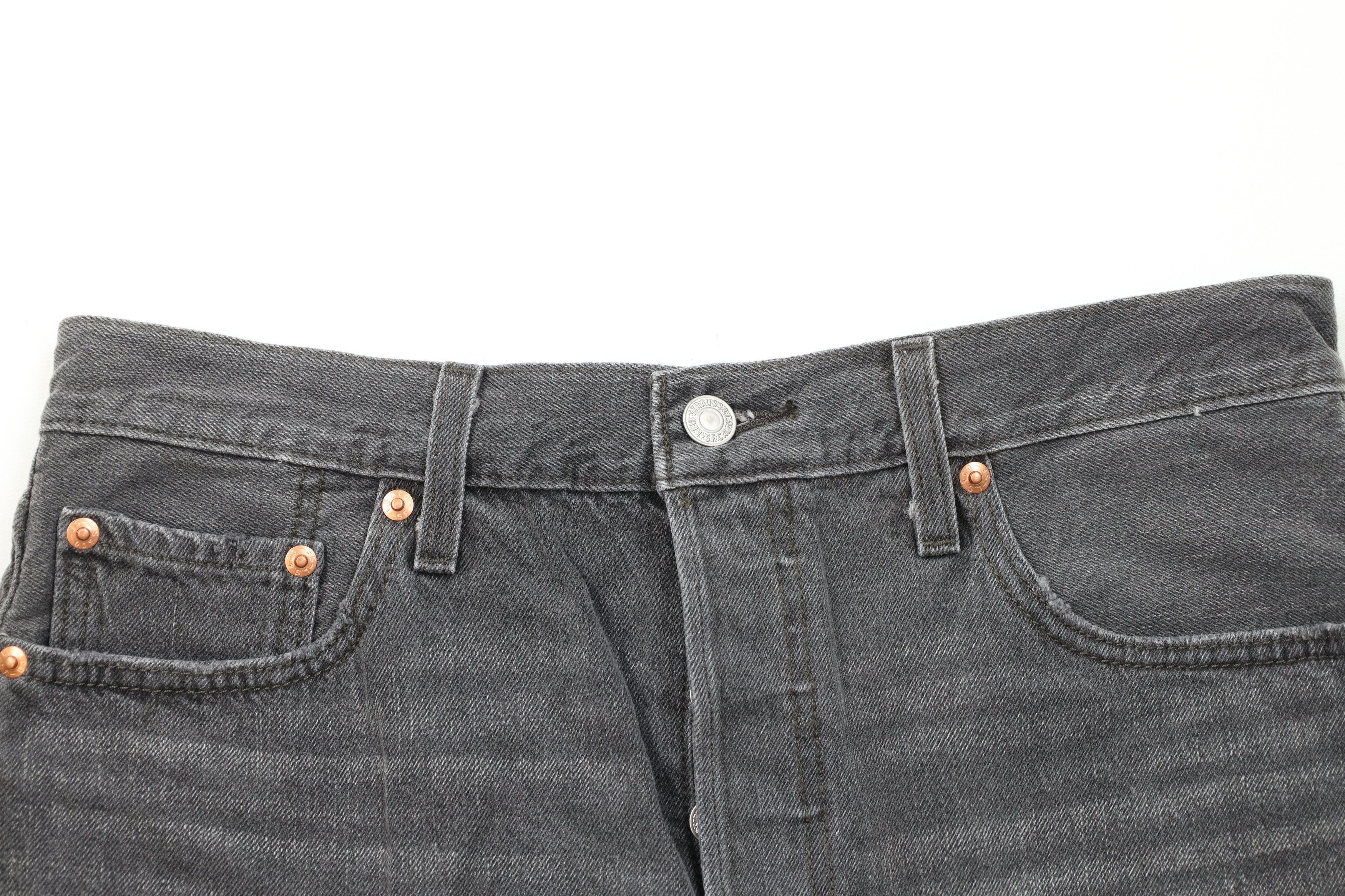 Levi's Vintage Y2K Levis 501 Cut Off Button Fly Original Fit Shorts Size 29" - 2 Thumbnail