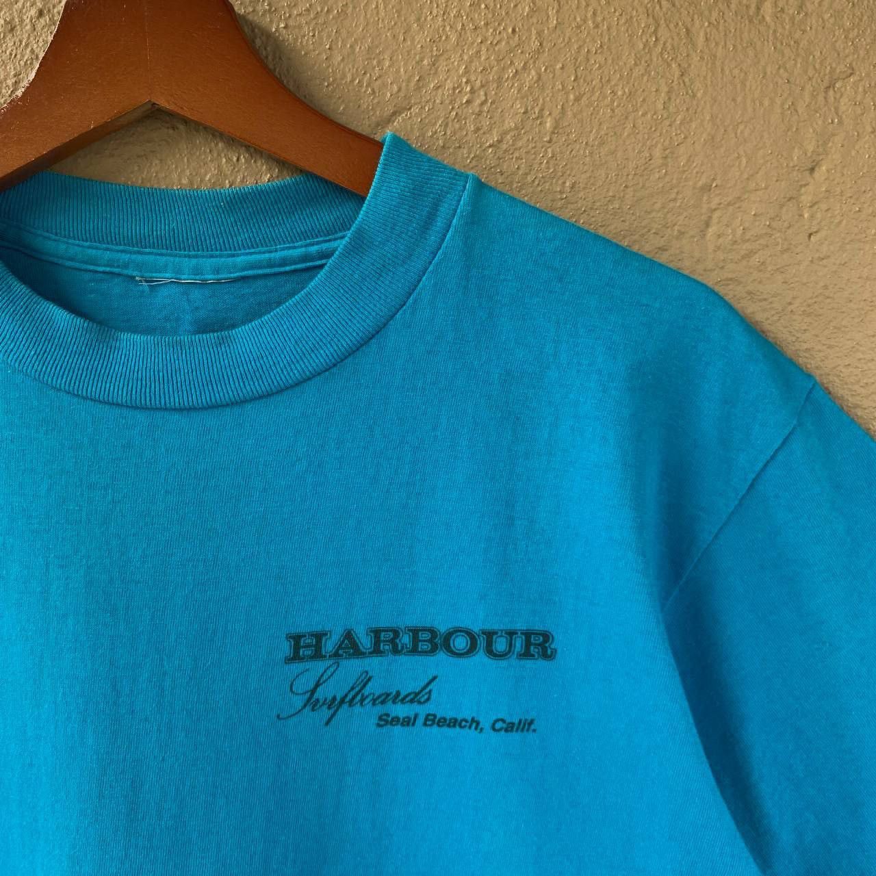 Vintage Rare Vintage 90s Harbour Surfboard Tshirt Size US M / EU 48-50 / 2 - 3 Thumbnail