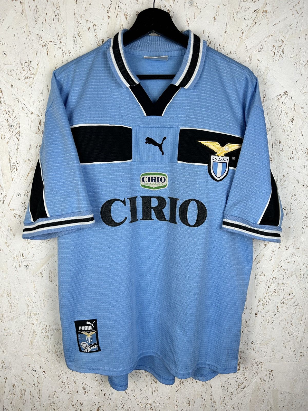 Puma 90s Puma SS Lazio 1998/99 #7 Home Kit Soccer Jersey Blue XL Size US XL / EU 56 / 4 - 1 Thumbnail