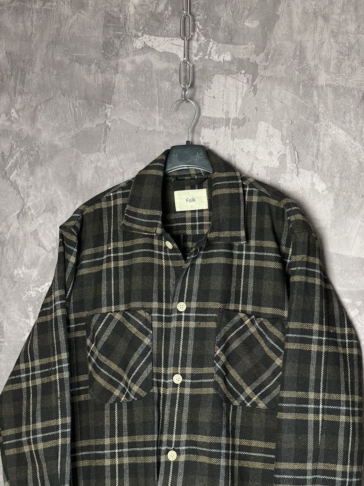 Folk Vintage Folk Flannel Checked Pocket Shirt Plaid Size US L / EU 52-54 / 3 - 2 Thumbnail