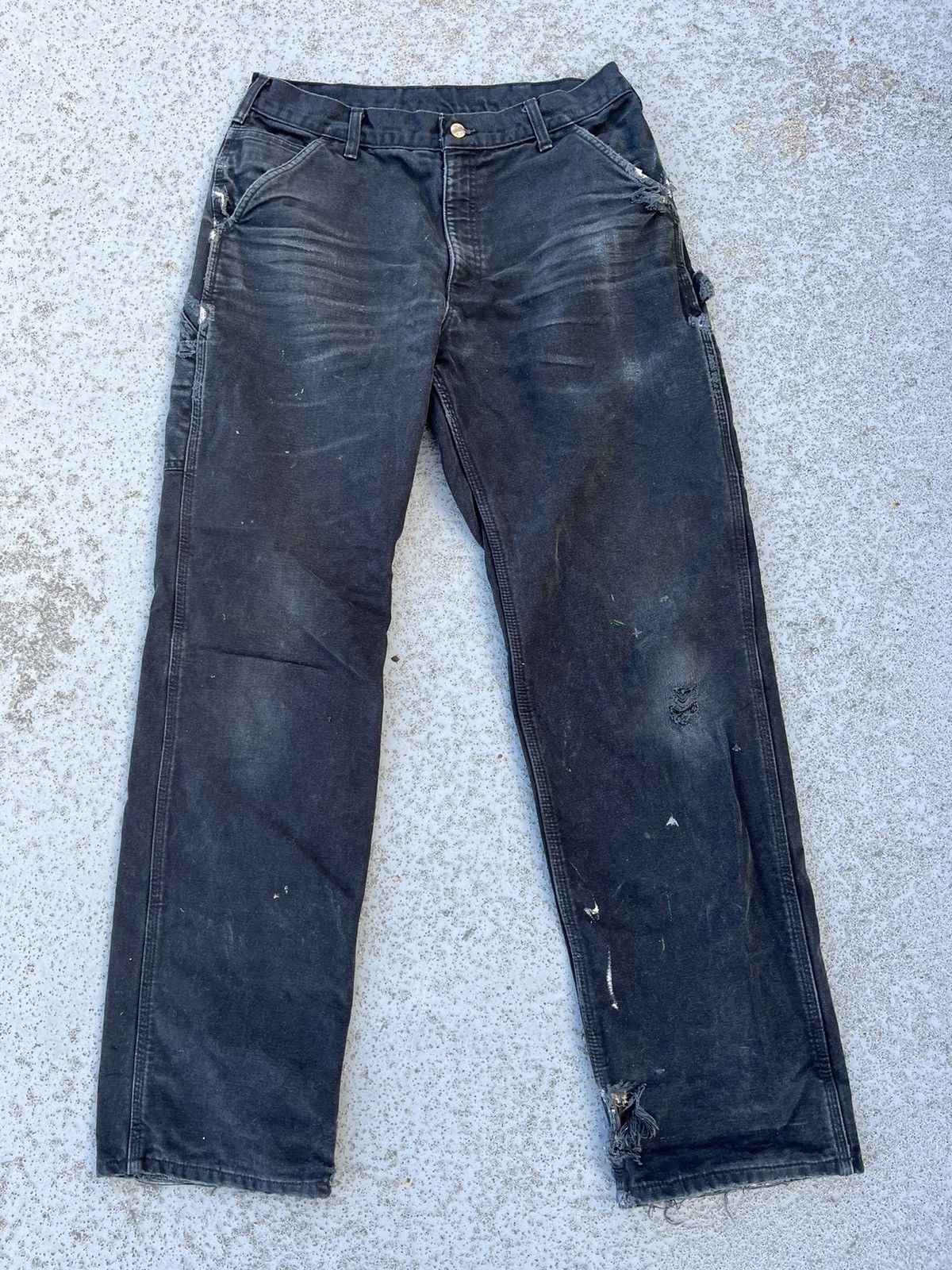 Carhartt Vintage Carhartt lined single knee pants Size US 34 / EU 50 - 1 Thumbnail