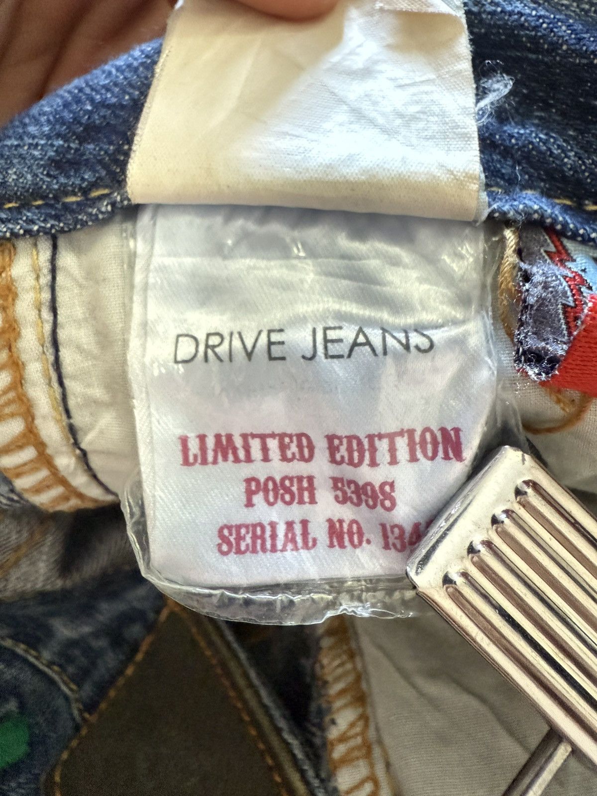 Japanese Brand Drive Jeans Japan Studded Embellishe Wide Leg Flared Jeans Size US 29 - 24 Thumbnail