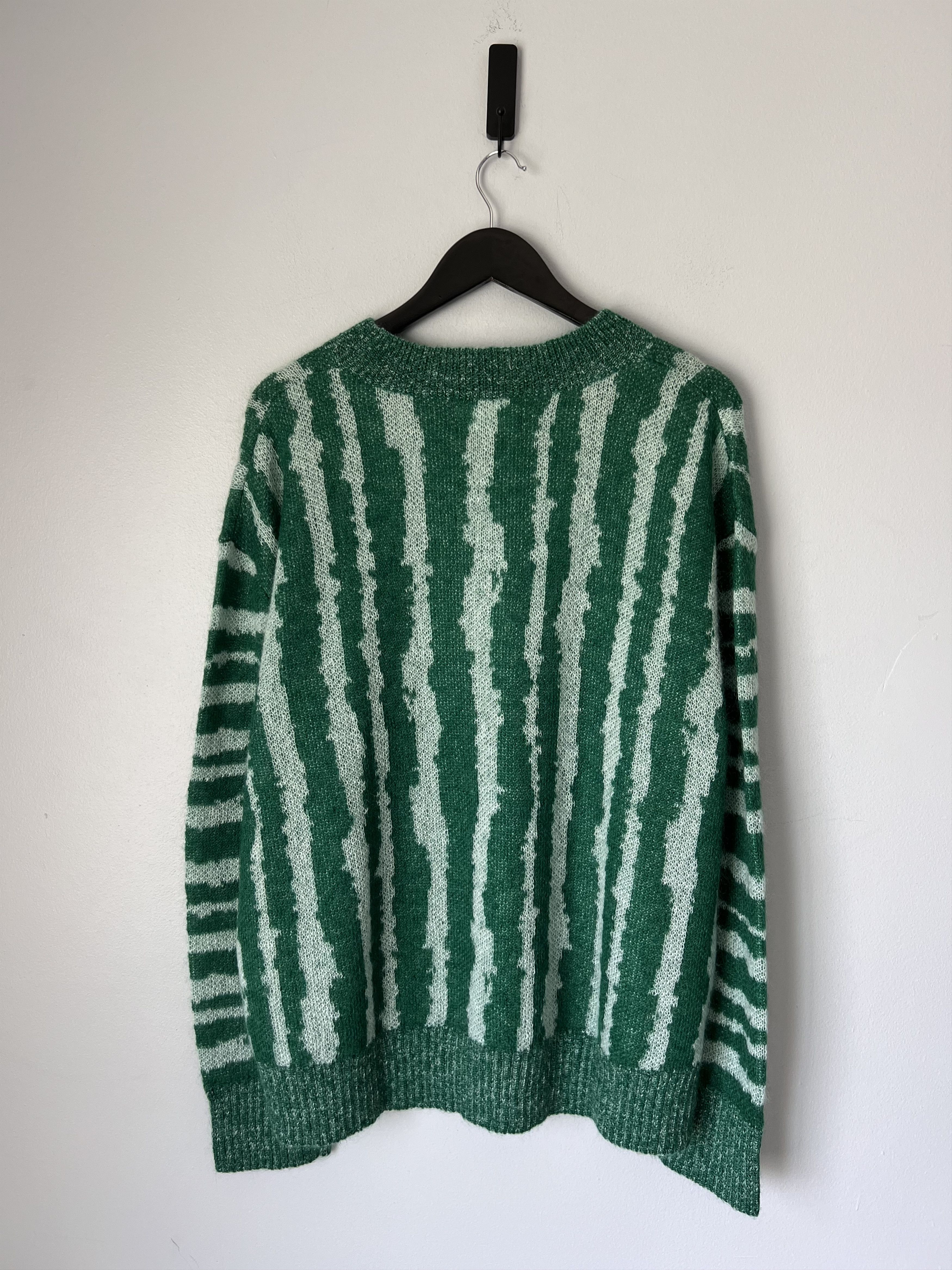 DENIM TEARS Denim Tears Rind Mohair Sweater in Green Size US XXL / EU 58 / 5 - 5 Thumbnail