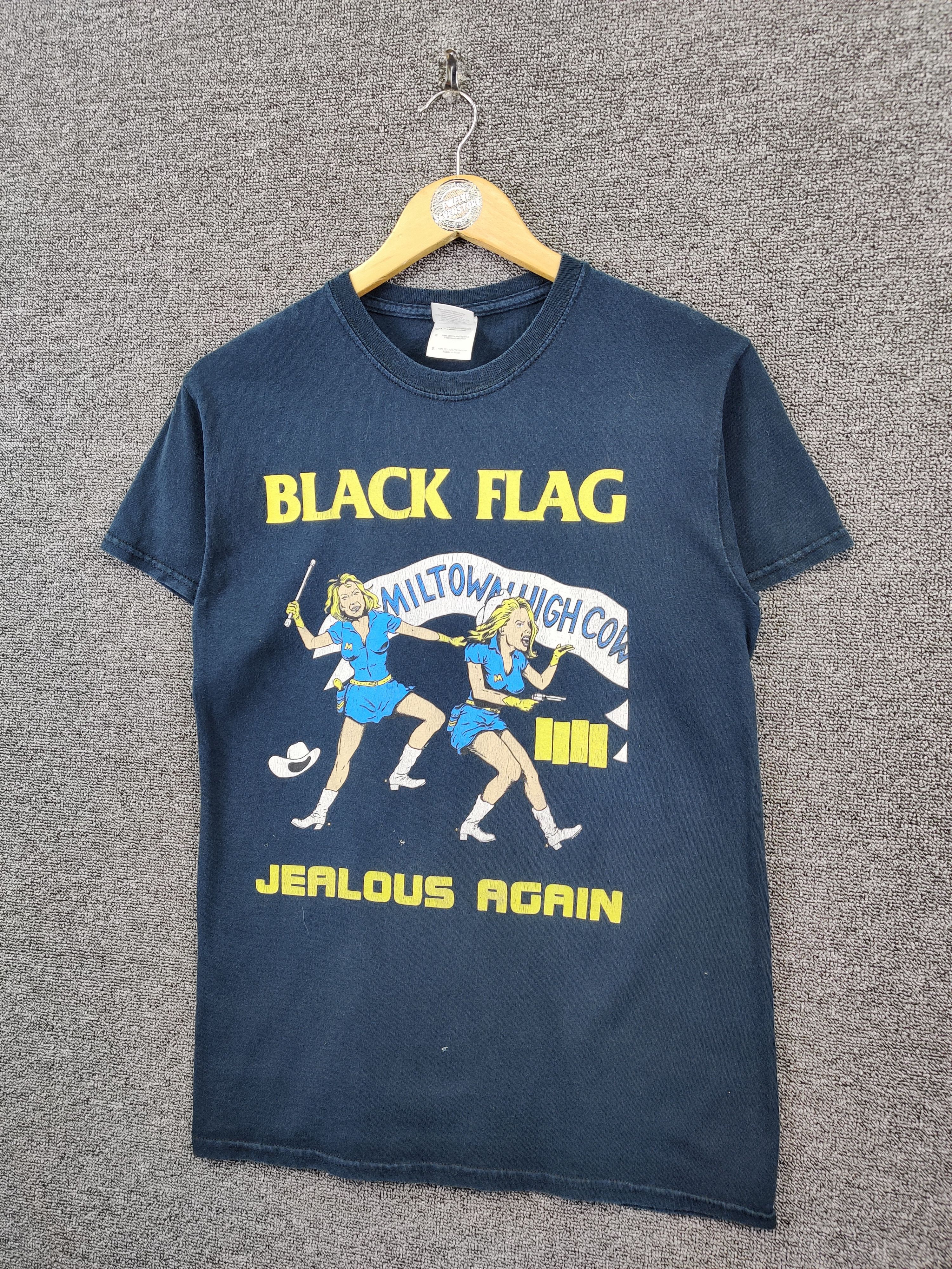 Band Tees Vintage Black Flag Jealous Again Hardcore Punk Tee Tshirt Size US S / EU 44-46 / 1 - 2 Thumbnail