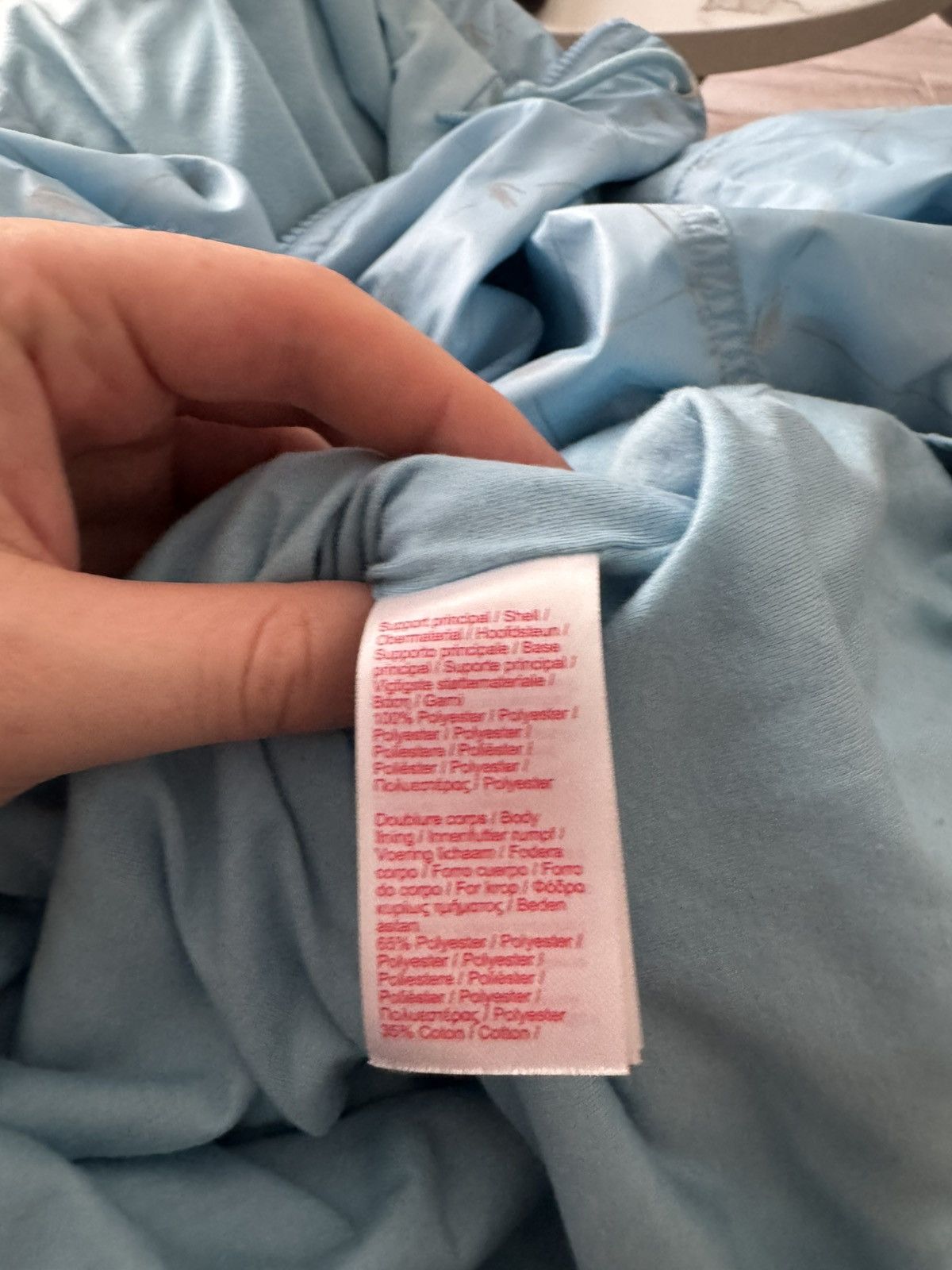 Lacoste × Supreme Blue Reflective Grid Nylon Anorak Size US L / EU 52-54 / 3 - 8 Thumbnail