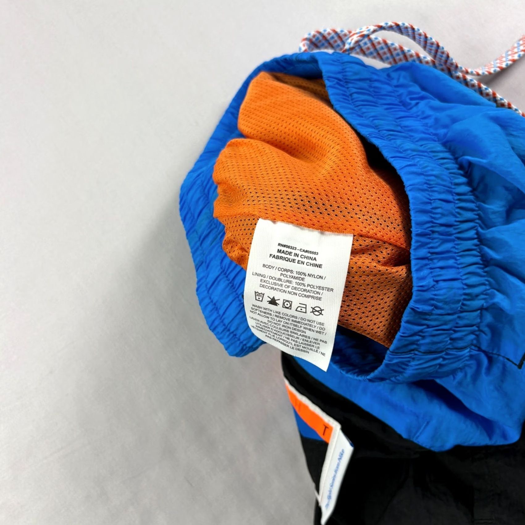 Nike Nike Flight Jogger Track Pants Mens L Black Orange Multicolor Nylon Regular Stretch Size US 33 - 4 Thumbnail