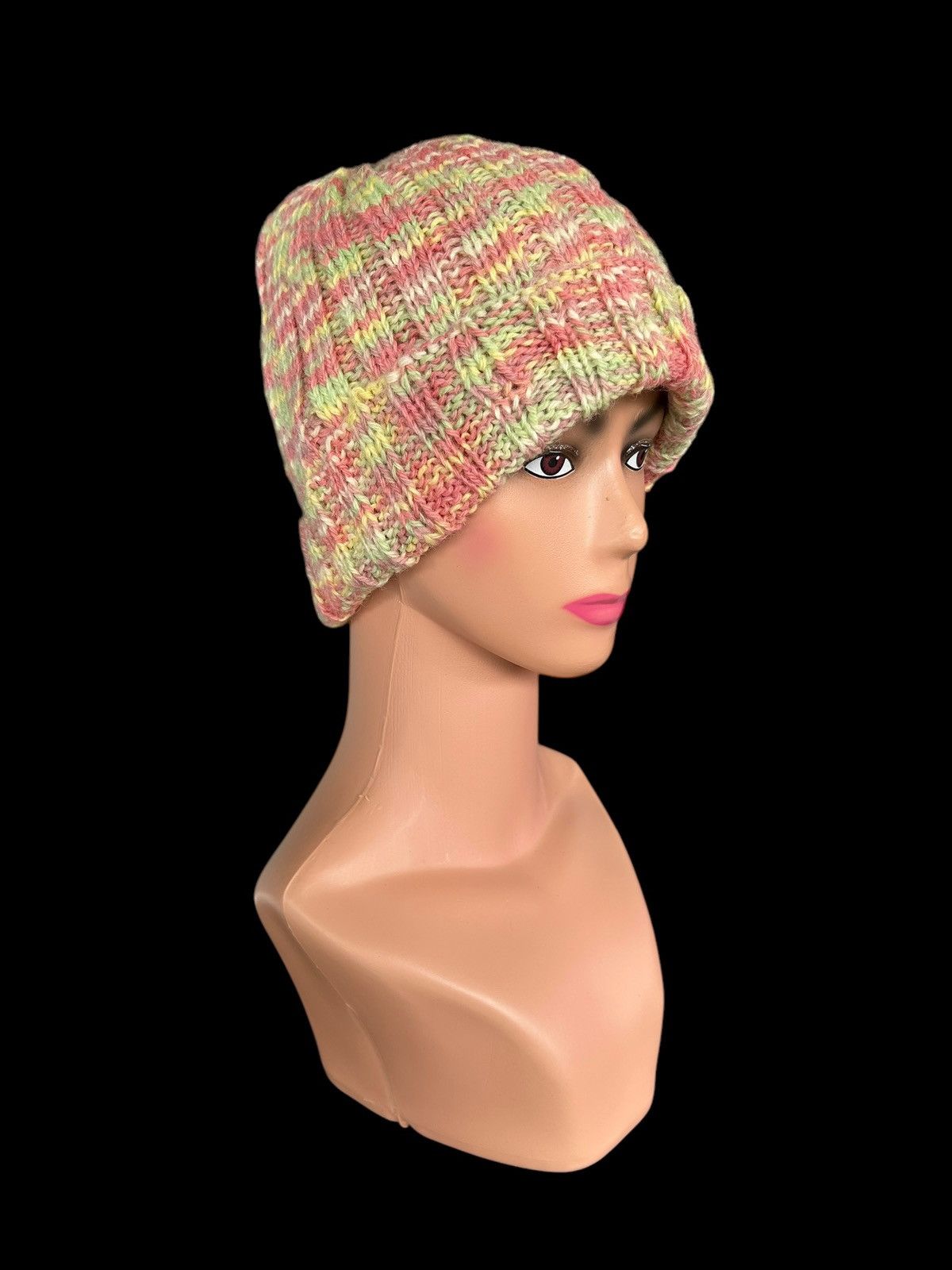 Japanese Brand × Kapital × Vintage Crochet Knitted Handmade Beanie Hats Size ONE SIZE - 2 Thumbnail