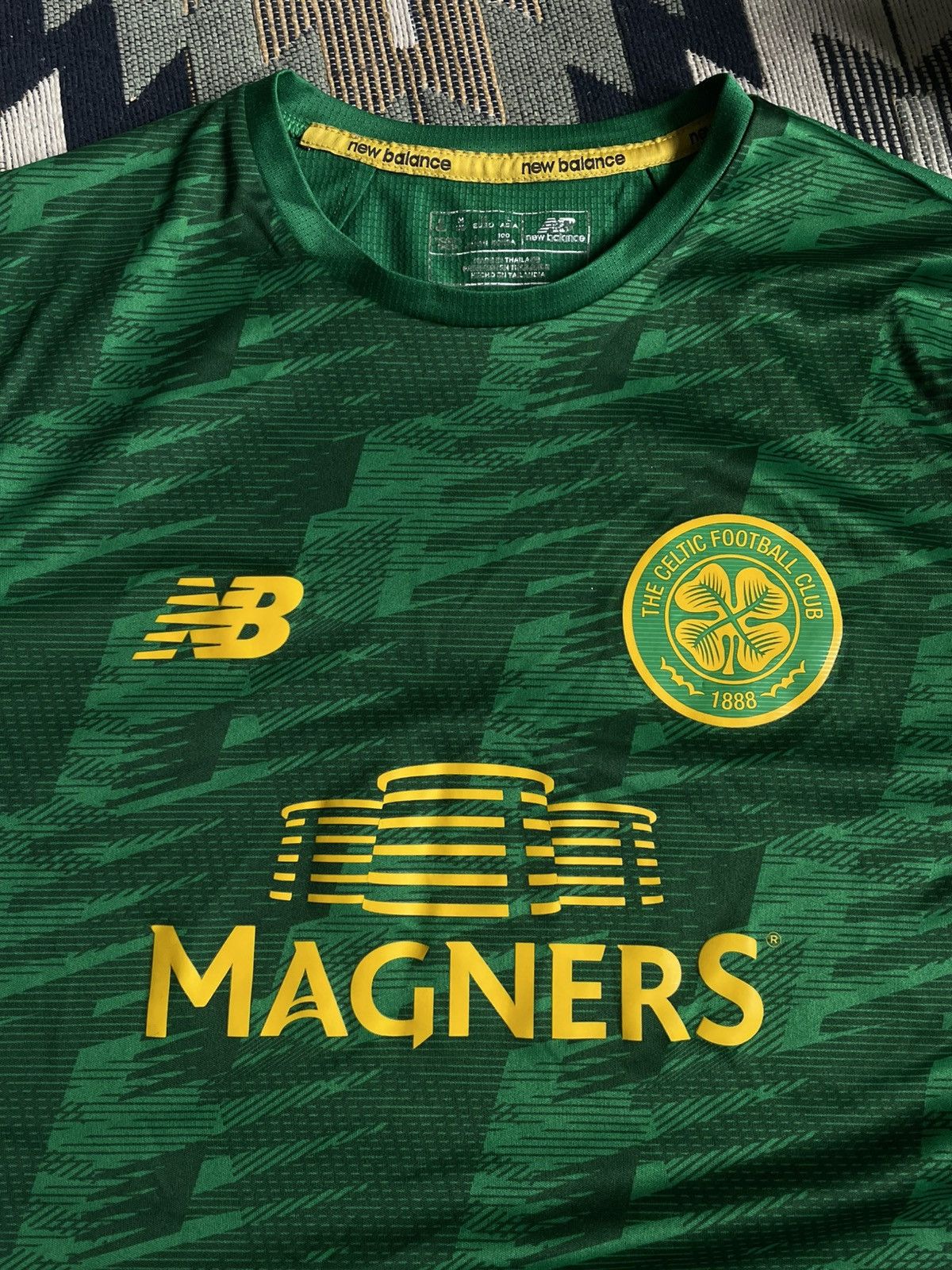 New Balance × Vintage Celtic 19/20 New Balance Soccer Blockcore Jersey Size US M / EU 48-50 / 2 - 6 Thumbnail