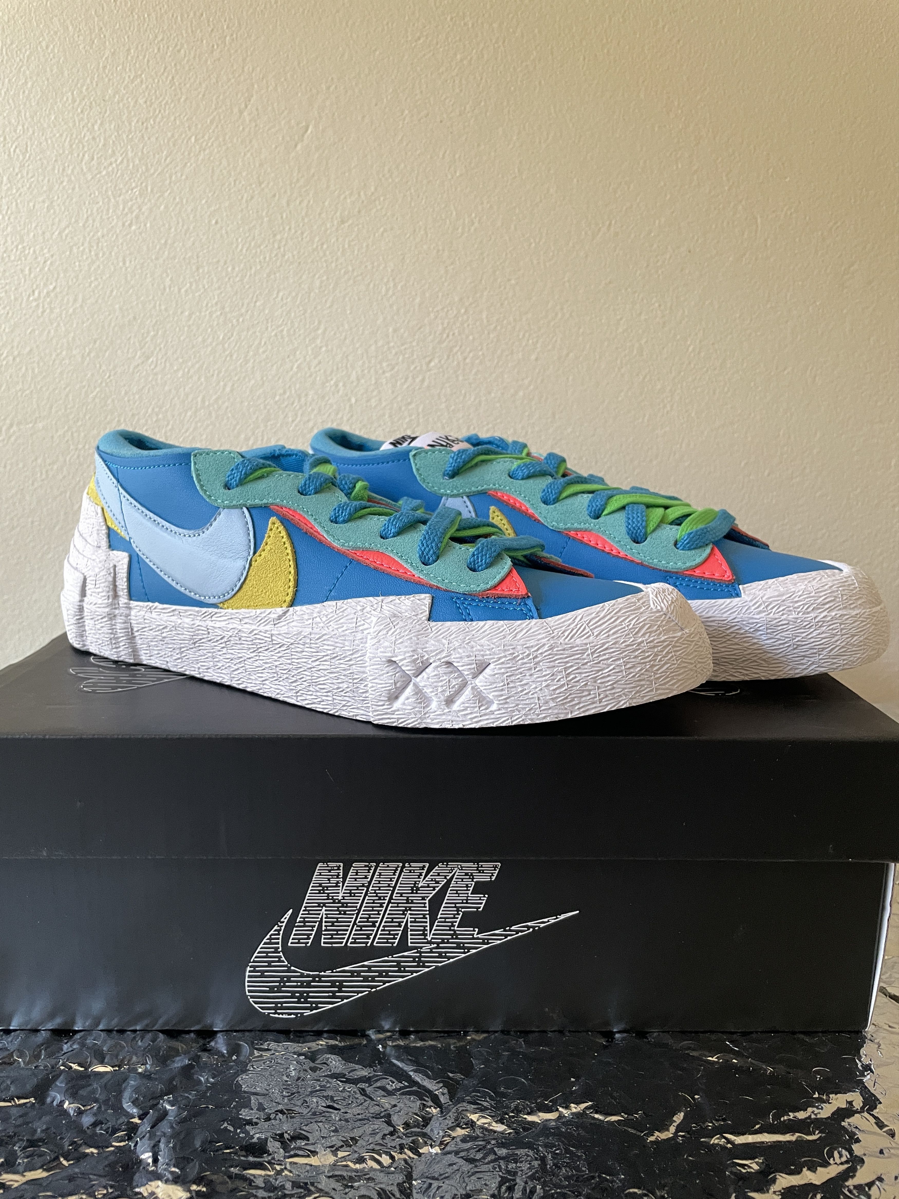 Kaws × Nike × Sacai Nike Blazer Low x Sacai x Kaws in Neptune Blue New in Box Size US 7.5 / EU 40-41 - 4 Thumbnail