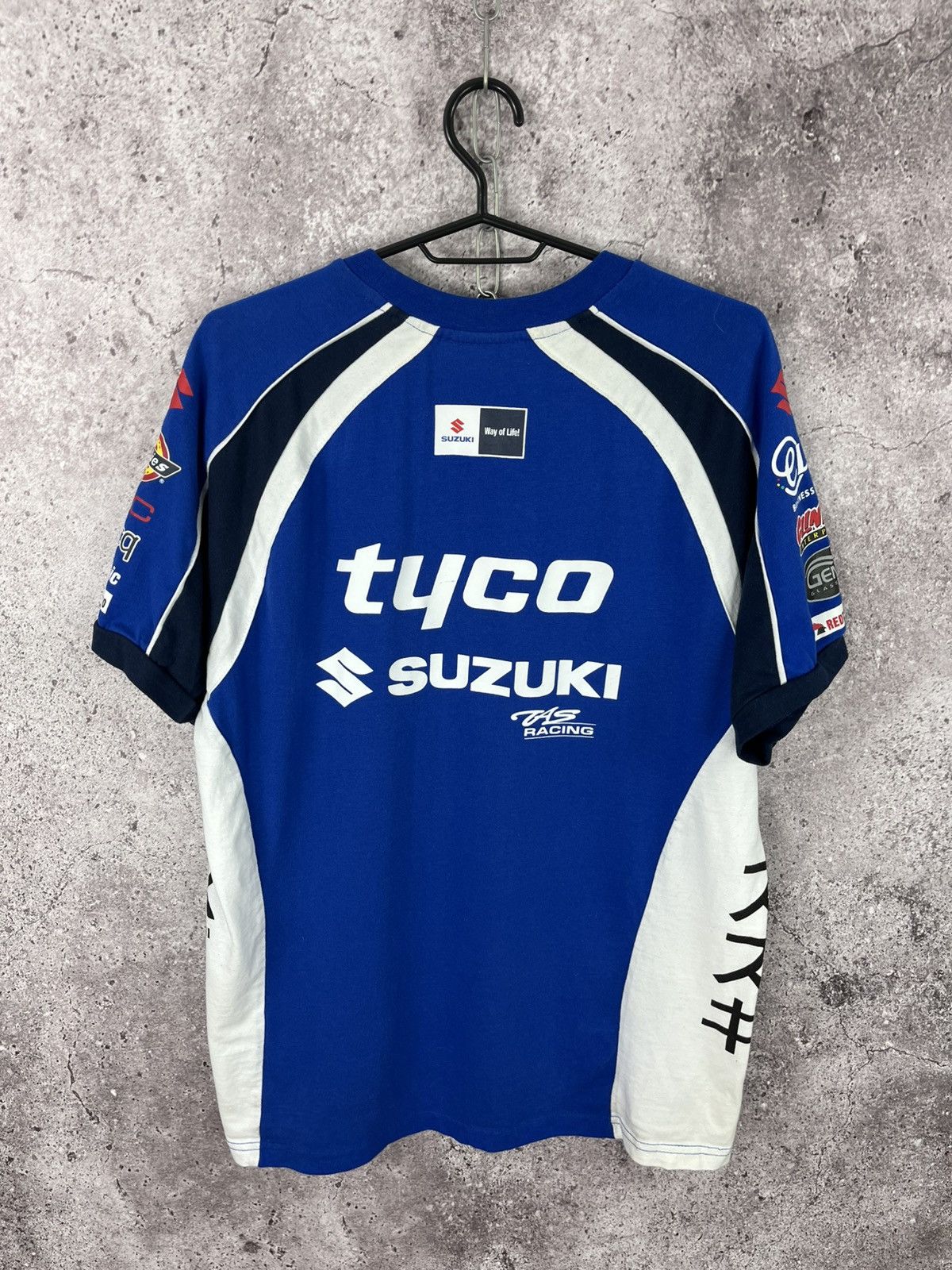 Japanese Brand Suzuki Collection Tyco Castrol Moto Japanese Style Tee Sz L Size US L / EU 52-54 / 3 - 7 Thumbnail