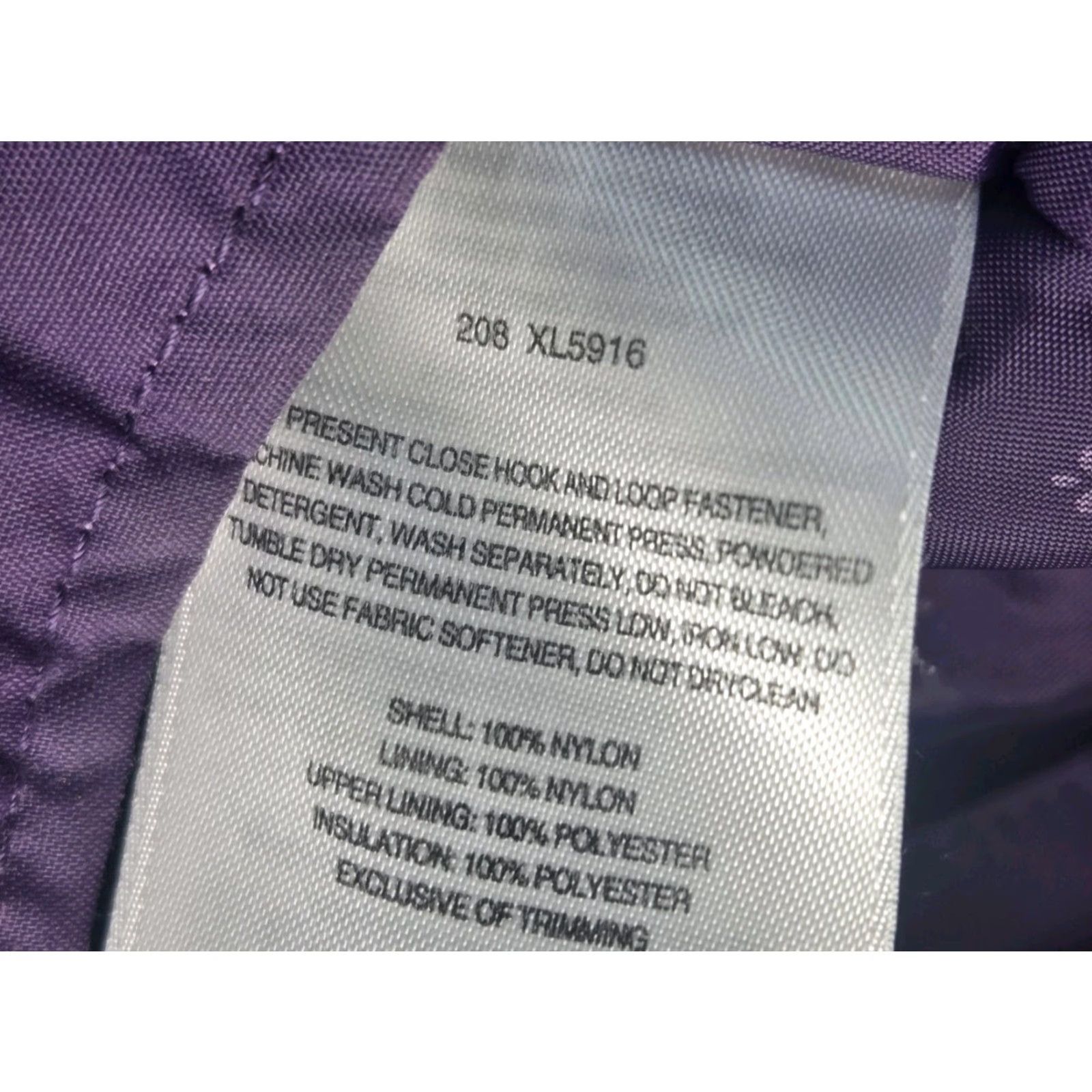 Vintage VINTAGE Columbia Women Jacket Full Zip With Attached hood Purple Waterproof Size L / US 10 / IT 46 - 7 Thumbnail