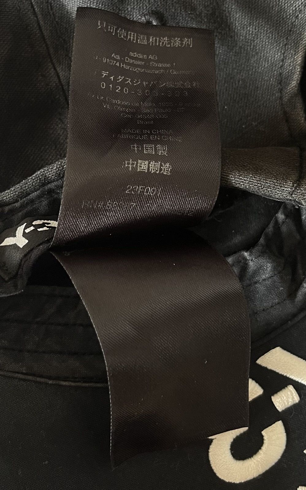 Yohji Yamamoto Yohji yamamoto y-3 logo embroidered baseball cap Size ONE SIZE - 6 Thumbnail