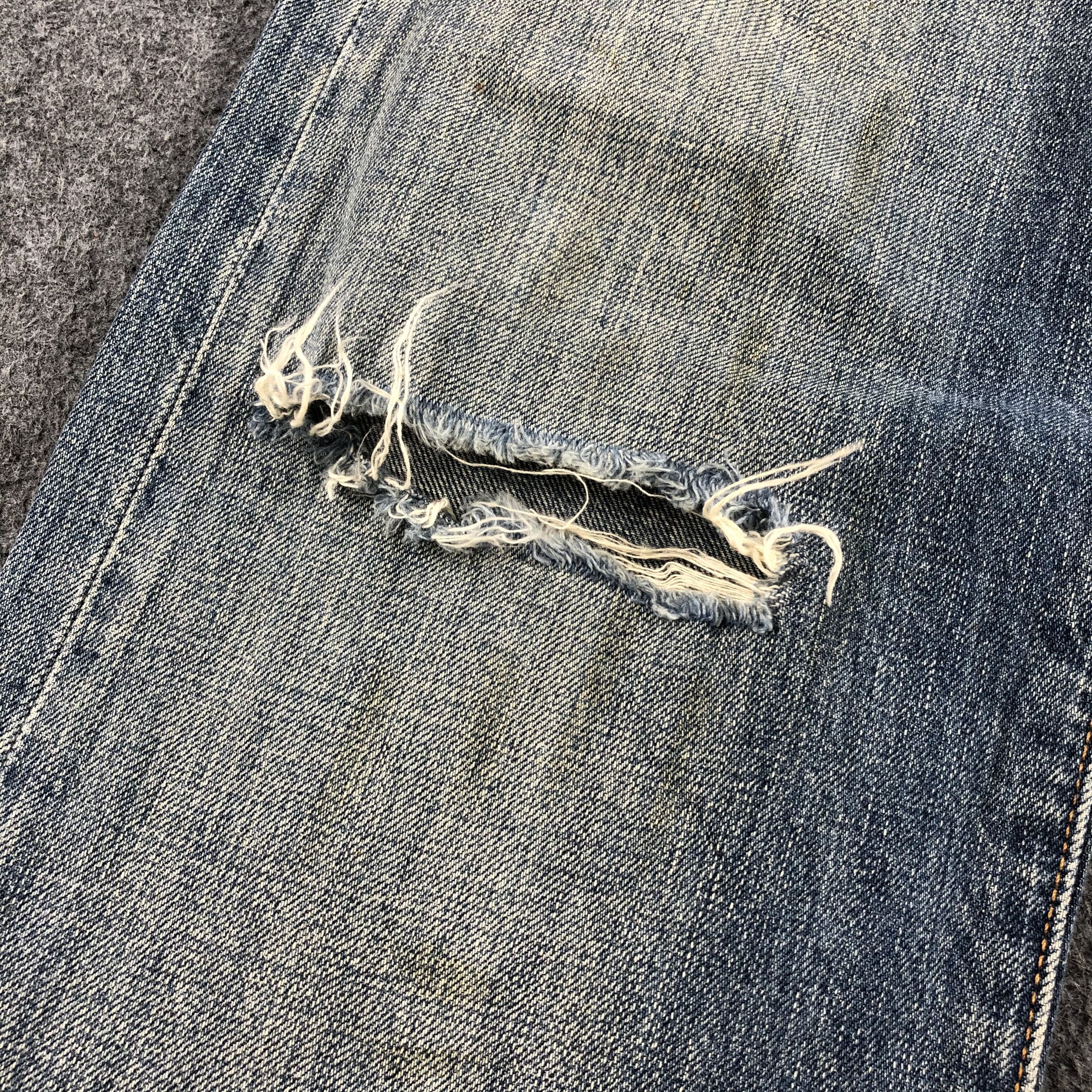 Levi's Vintage Blue Wash Levis 501 Jeans-J1902 Size US 35 - 9 Thumbnail