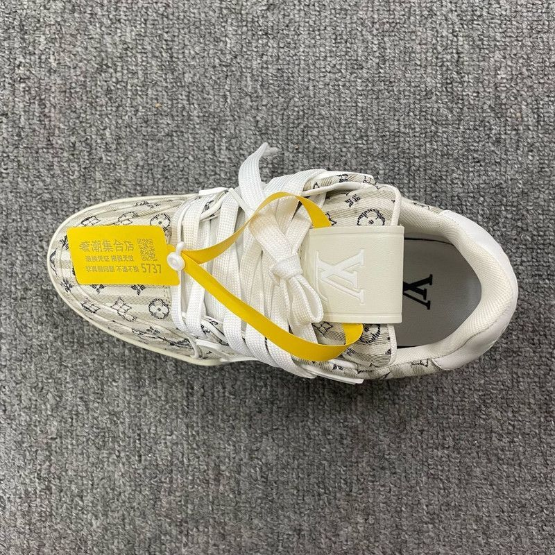 Louis Vuitton Louis Vuitton Trainer Low-top Fashion Sneakers -2508 Size US 5.5 / EU 38 - 8 Thumbnail