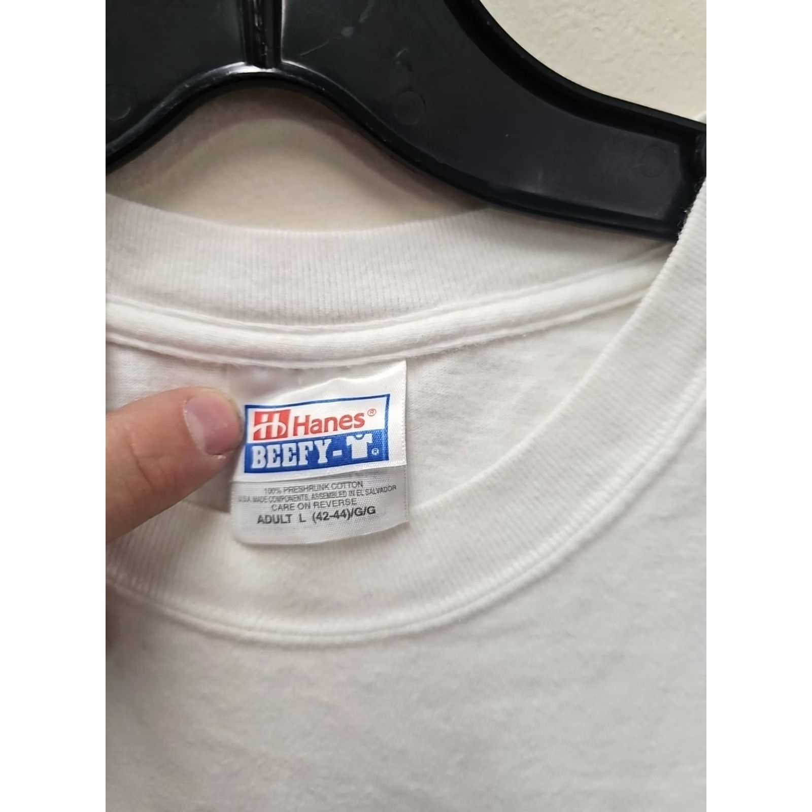 Hanes VINTAGE George Bush Dick Cheney Republican Political Parody Shirt Large Men White Hanes Graphic Tee 2000s Mens Size US L / EU 52-54 / 3 - 2 Thumbnail