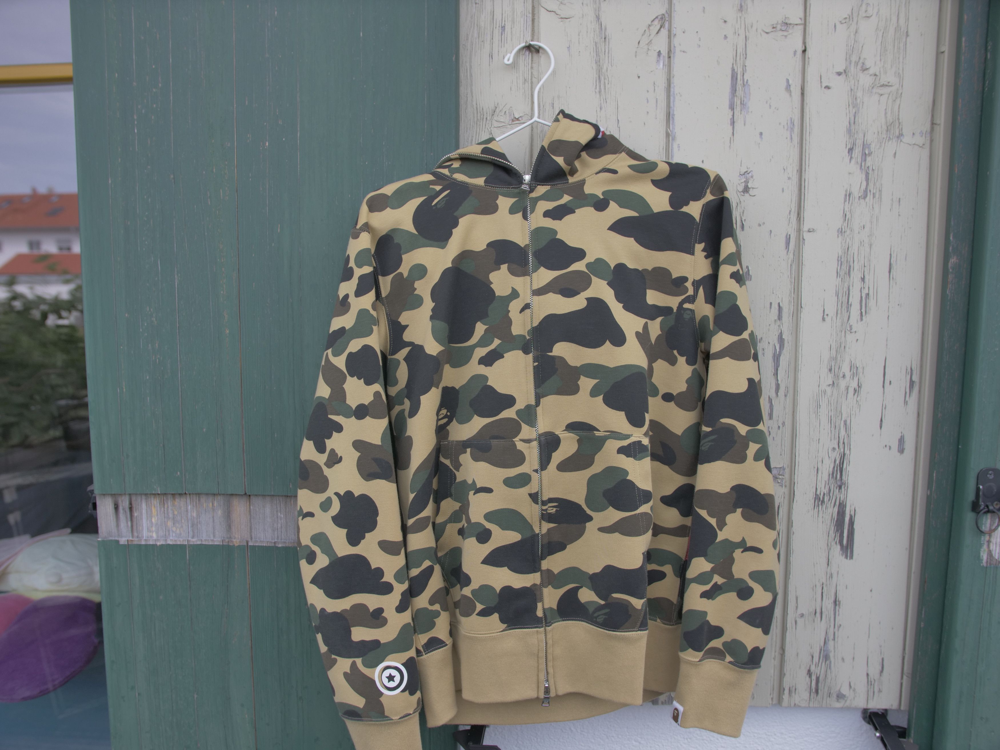 Bape 1st Camo Windstopper Shark Full Zip Hoodie Size US M / EU 48-50 / 2 - 1 Thumbnail