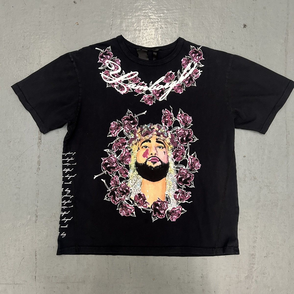 Vlone VLONE Yamborghini Eliantte A$AP Yams Tee Black Size L Size US L / EU 52-54 / 3 - 1 Thumbnail