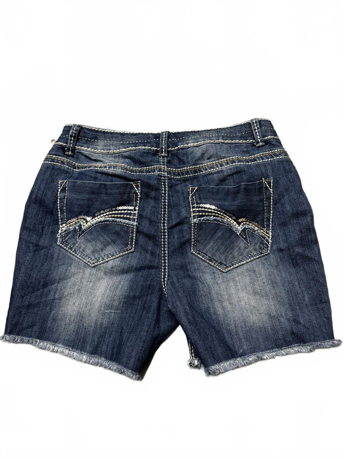 Designer Stylish Yoz & Ali Denim Cut-Off Shorts Size 30" / US 8 / IT 44 - 3 Thumbnail