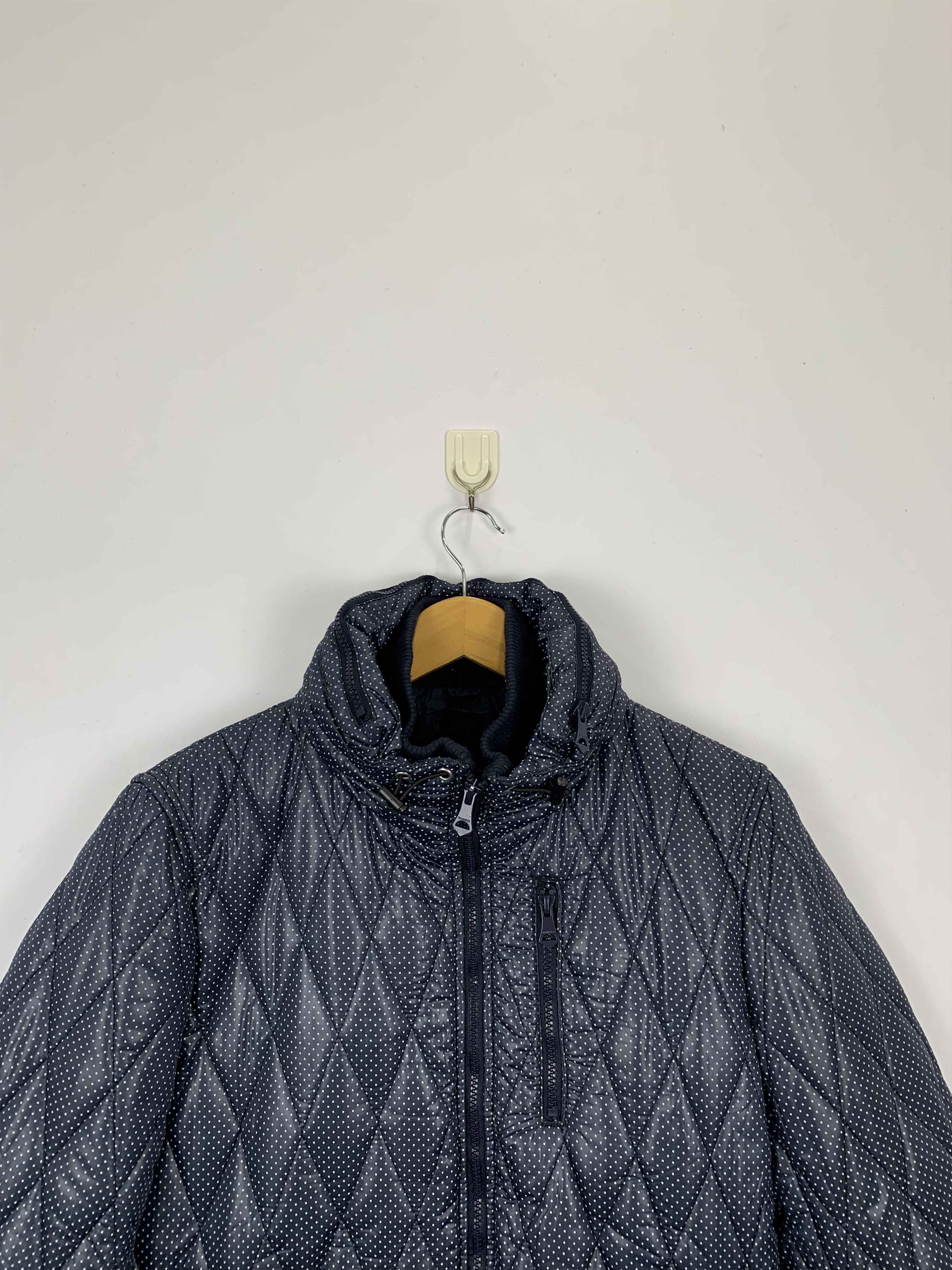 Japanese Brand Vintage Japanese Brand Dot Puffer Zipper Jacket JJ0256 Size US L / EU 52-54 / 3 - 3 Thumbnail