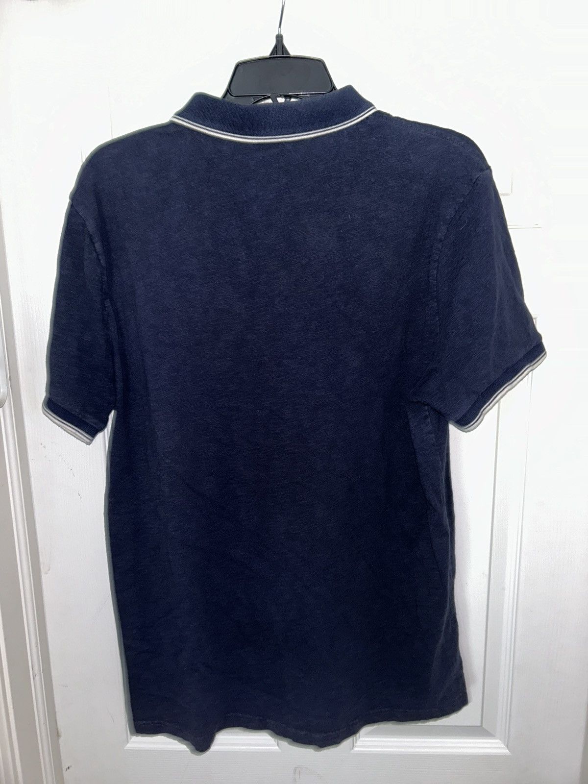 J.Crew J. Crew Navy with White Accent Polo Size US L / EU 52-54 / 3 - 3 Thumbnail