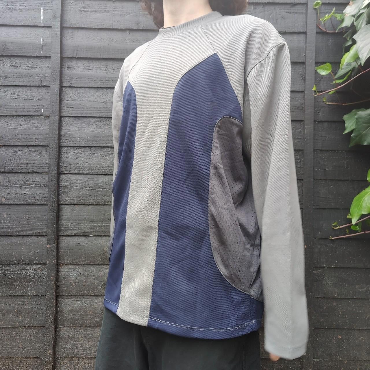 Other 7440371 Grey/Navy Panelled Longsleeve Sweatshirt Size US M / EU 48-50 / 2 - 2 Thumbnail