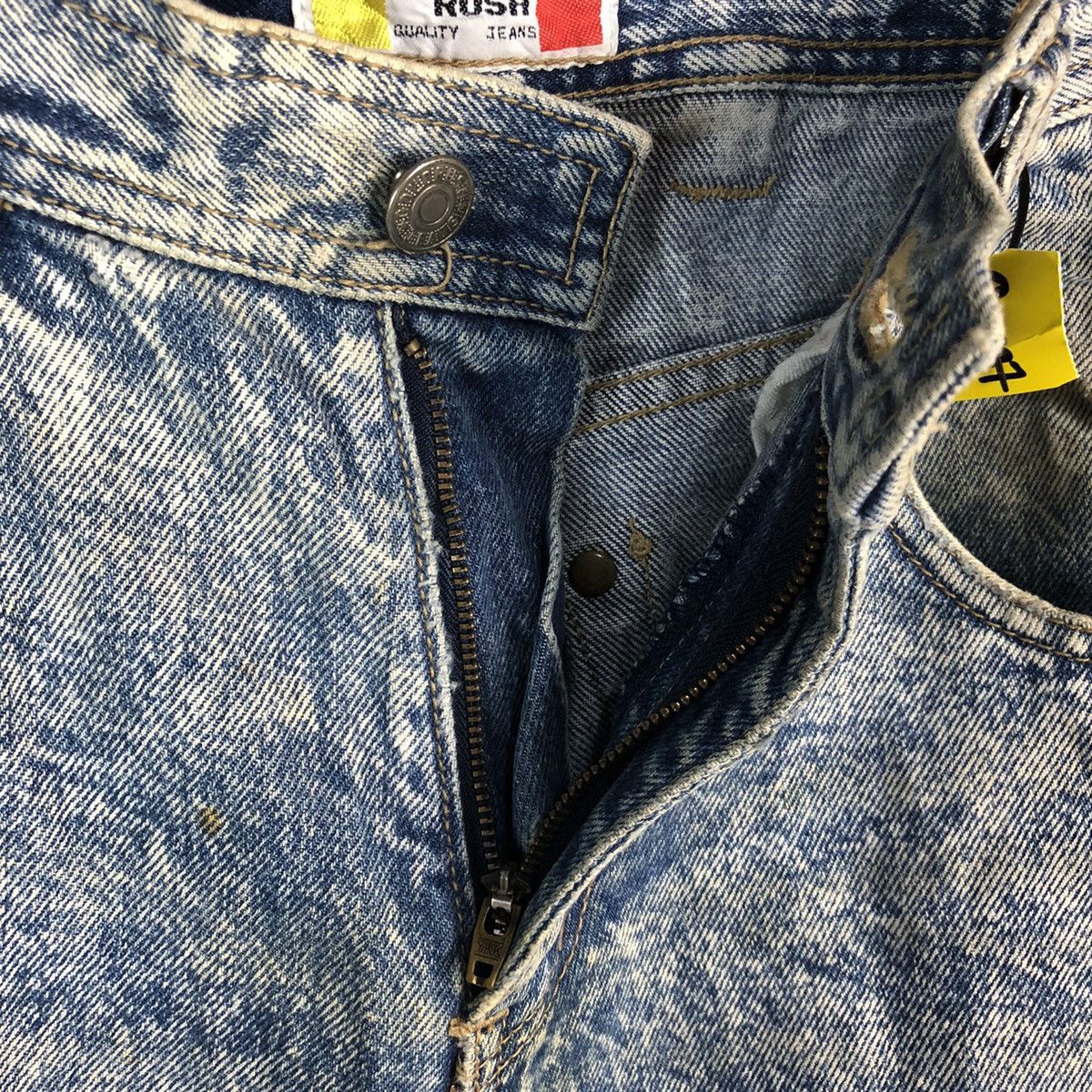 Vintage Gold Rush vintage sand Blue Denim Pants #A2127 Size US 27 - 13 Thumbnail