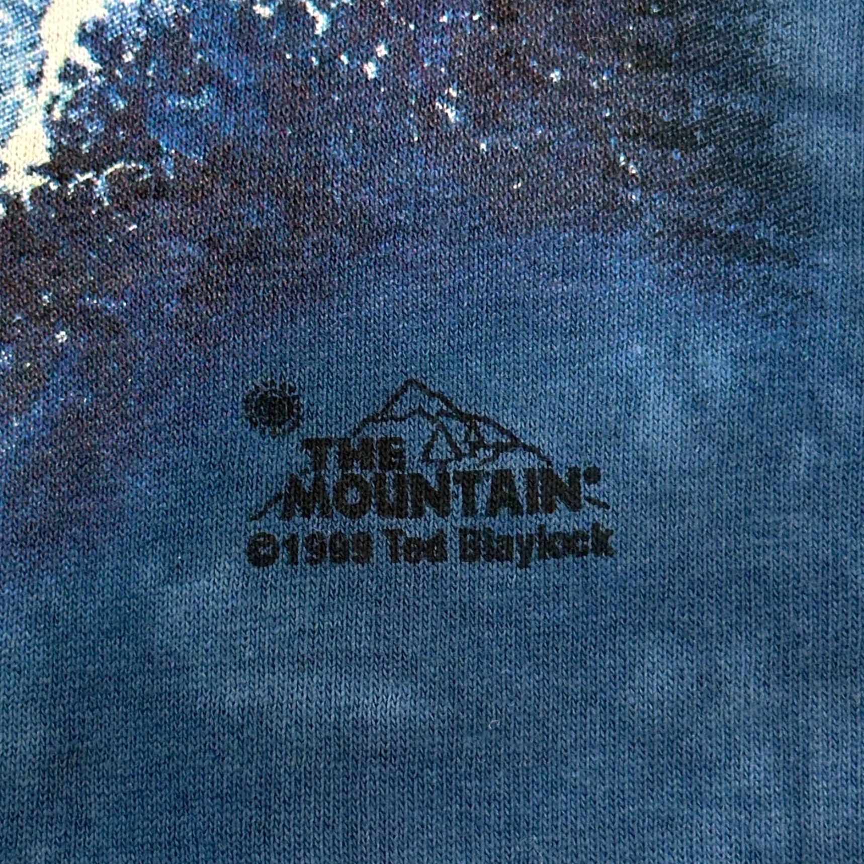 The Mountain VINTAGE The Mountain Shirt Mens 2XL Blue Tie Dye Bass Nature Deadstock 90s Shirt Adult 2XL Blue Tie Dye The Mountain 90s Vintage Mens Shirt Size US XXL / EU 58 / 5 - 2 Thumbnail