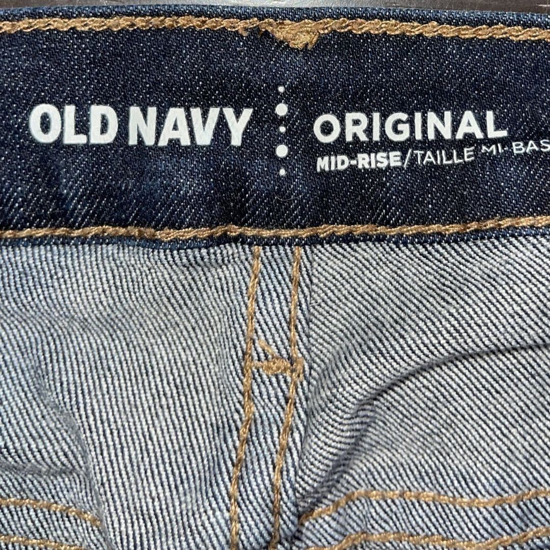 Old Navy Original Mid Rise Straight Leg Denim Jeans Pants SZ 8 Short Size 30" / US 8 / IT 44 - 3 Thumbnail