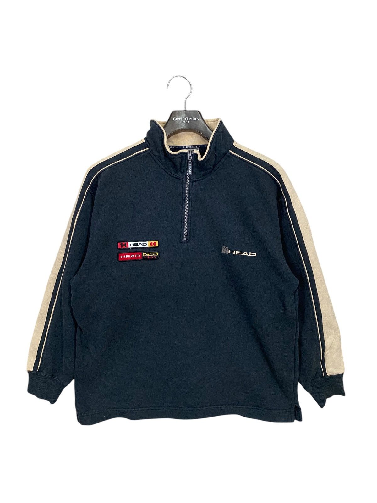 Japanese Brand Y2k streetwear Head halfzip jacket pullover size m Size US M / EU 48-50 / 2 - 1 Thumbnail