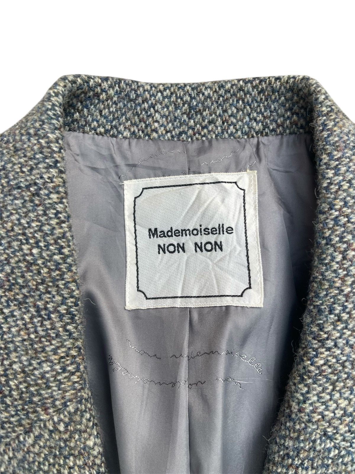 Designer × Harris Tweed × Japanese Brand Harris Tweed Mademoiselle Wool Jacket Size US S / EU 44-46 / 1 - 3 Thumbnail